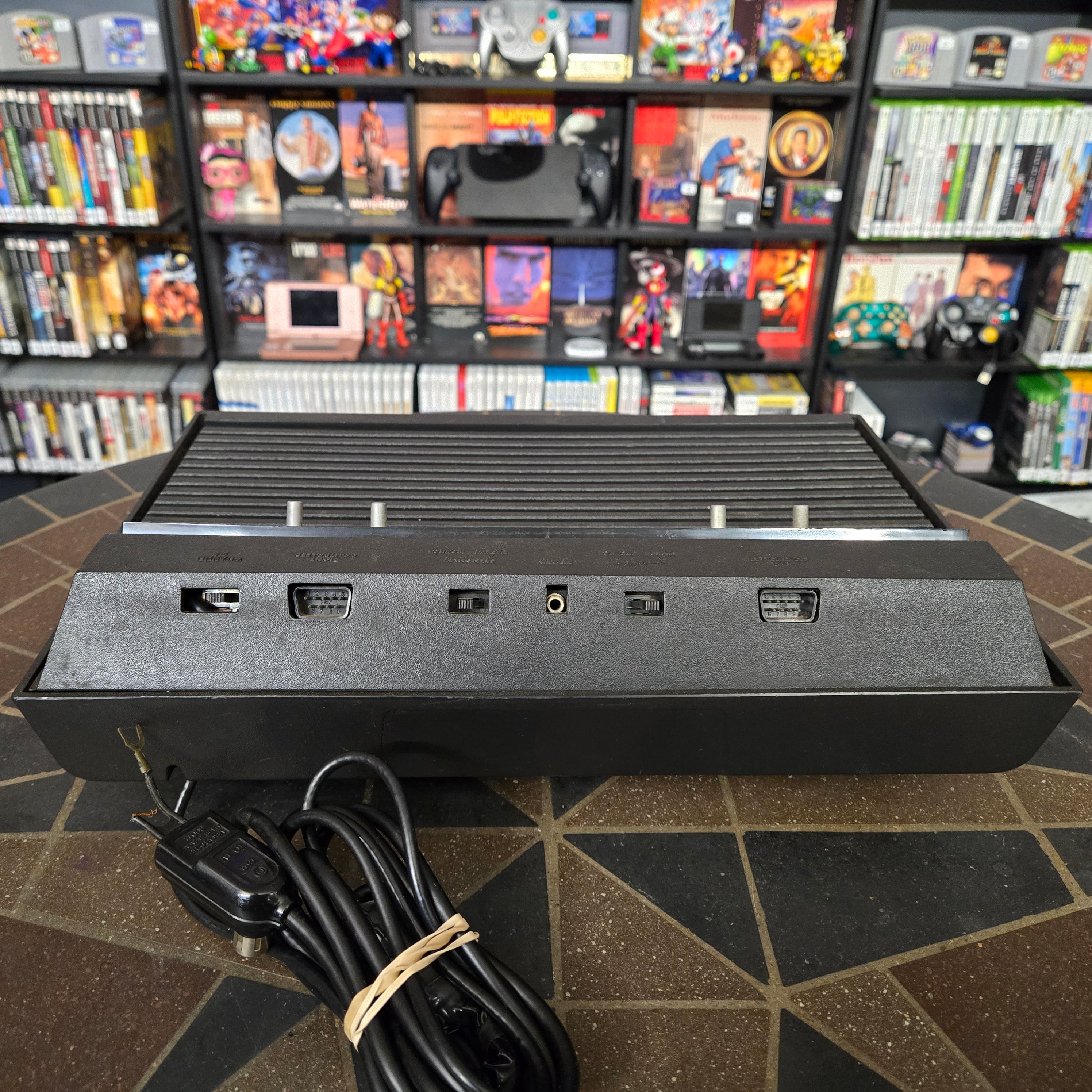 Atari 2600 Vader 4-Switch Console, Joystick, AC, Adapter & Asteroids - Tested