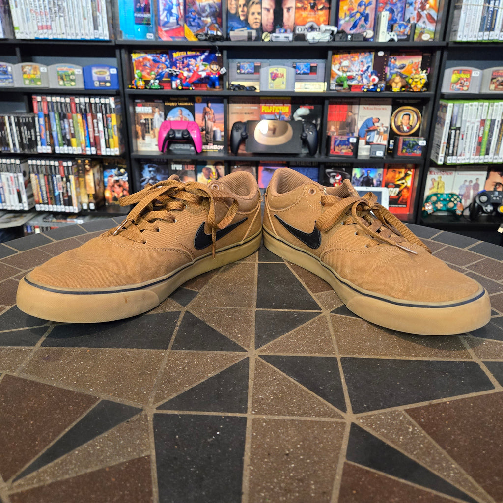 Nike SB Chron 2 Canvas Men's Skateboarding Sneakers Ale Brown/Gum Size 10 - NICE