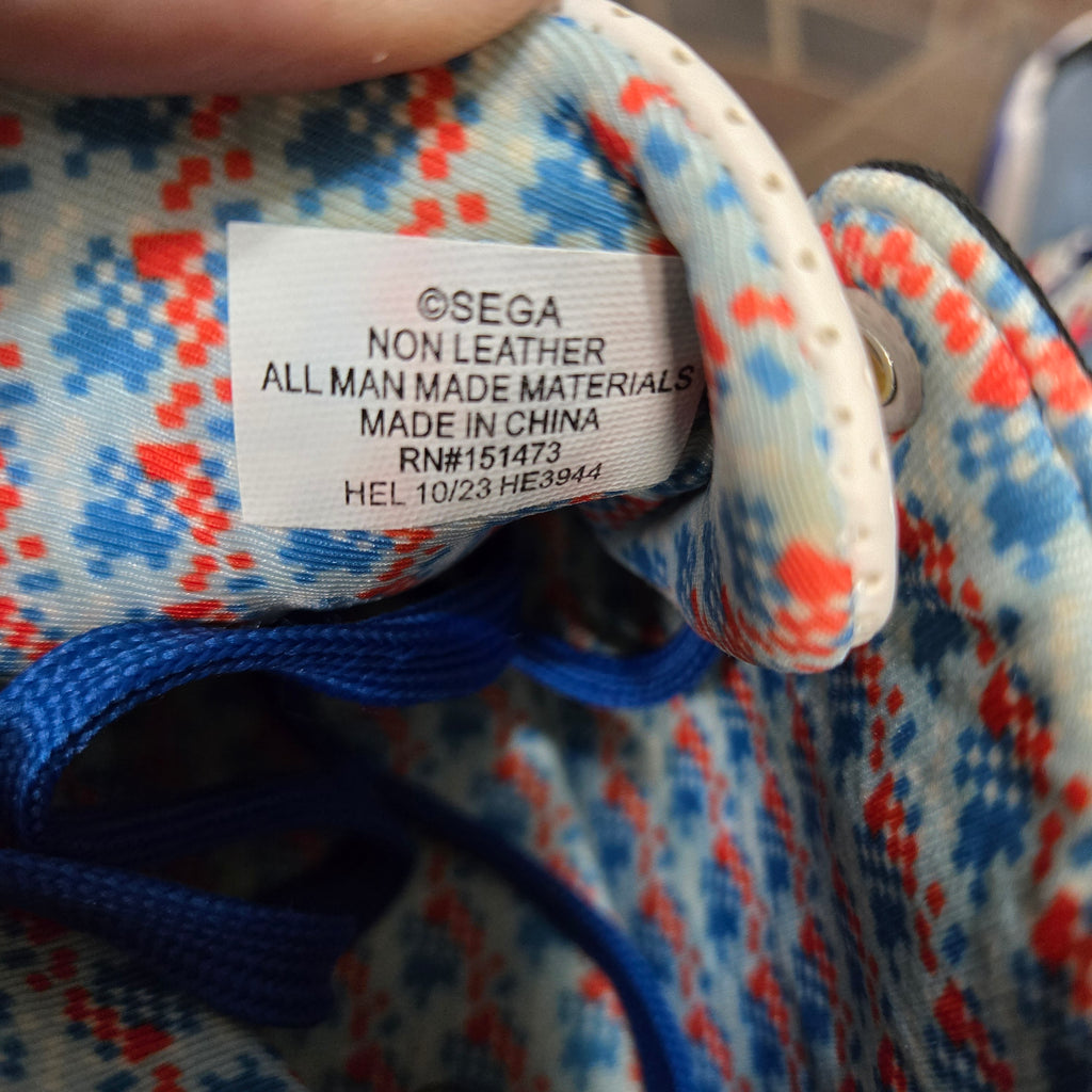 Ground Up Sonic The Hedgehog High Top Sneakers Shoes Size 1 Boys Sega Genesis