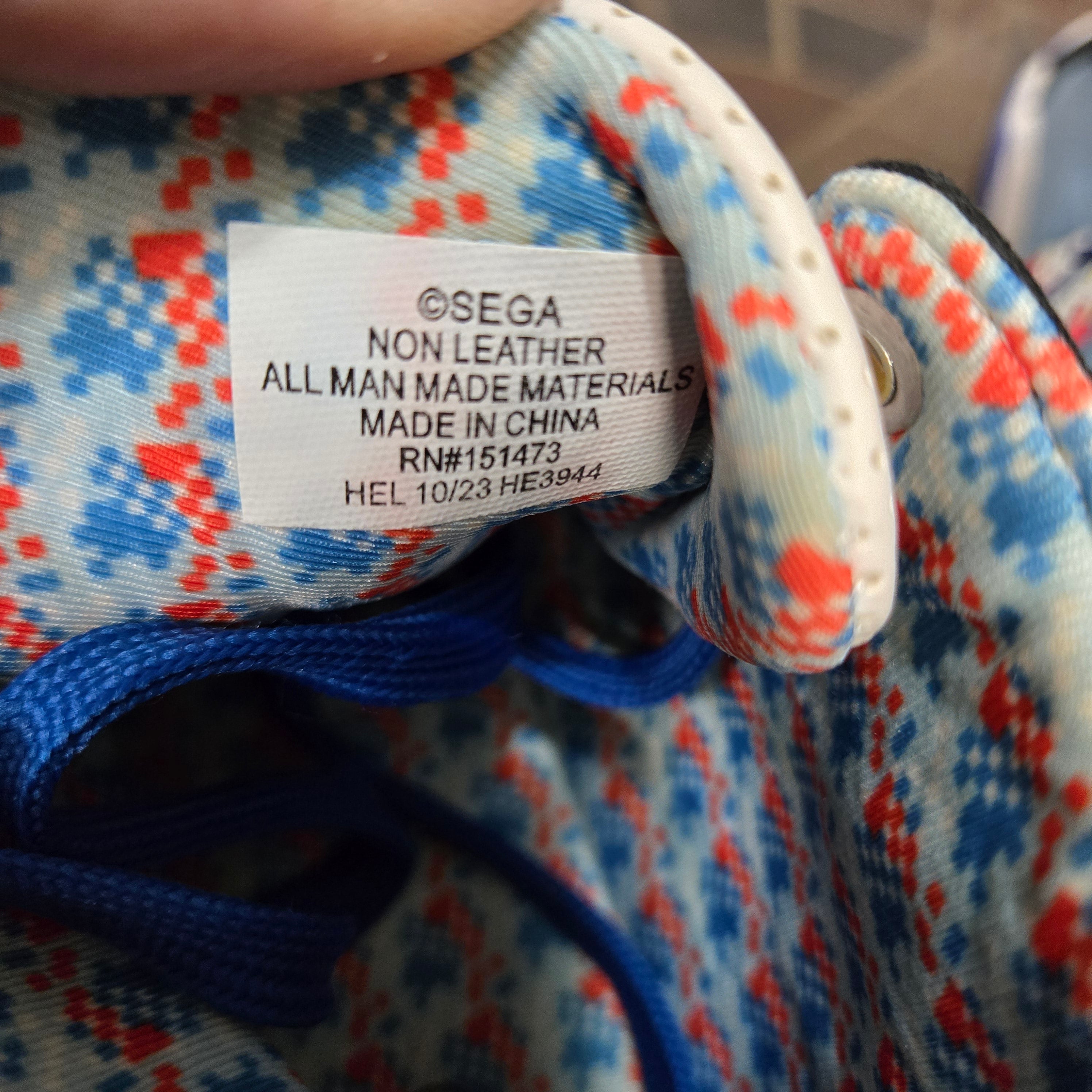 Ground Up Sonic The Hedgehog High Top Sneakers Shoes Size 1 Boys Sega Genesis