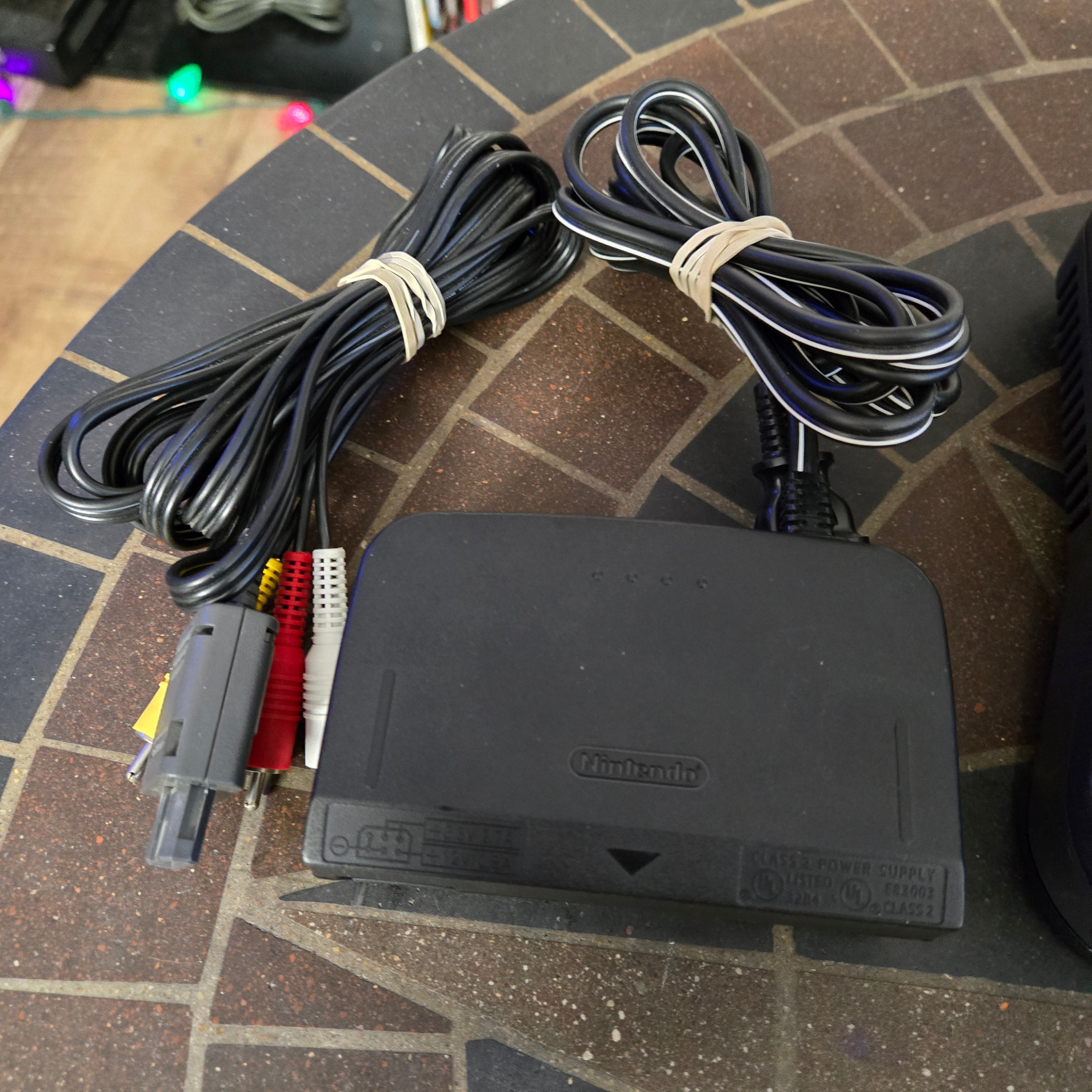 Nintendo 64 N64 Console, Official Controller, Jumper Pak & Cords CLEANED TESTED