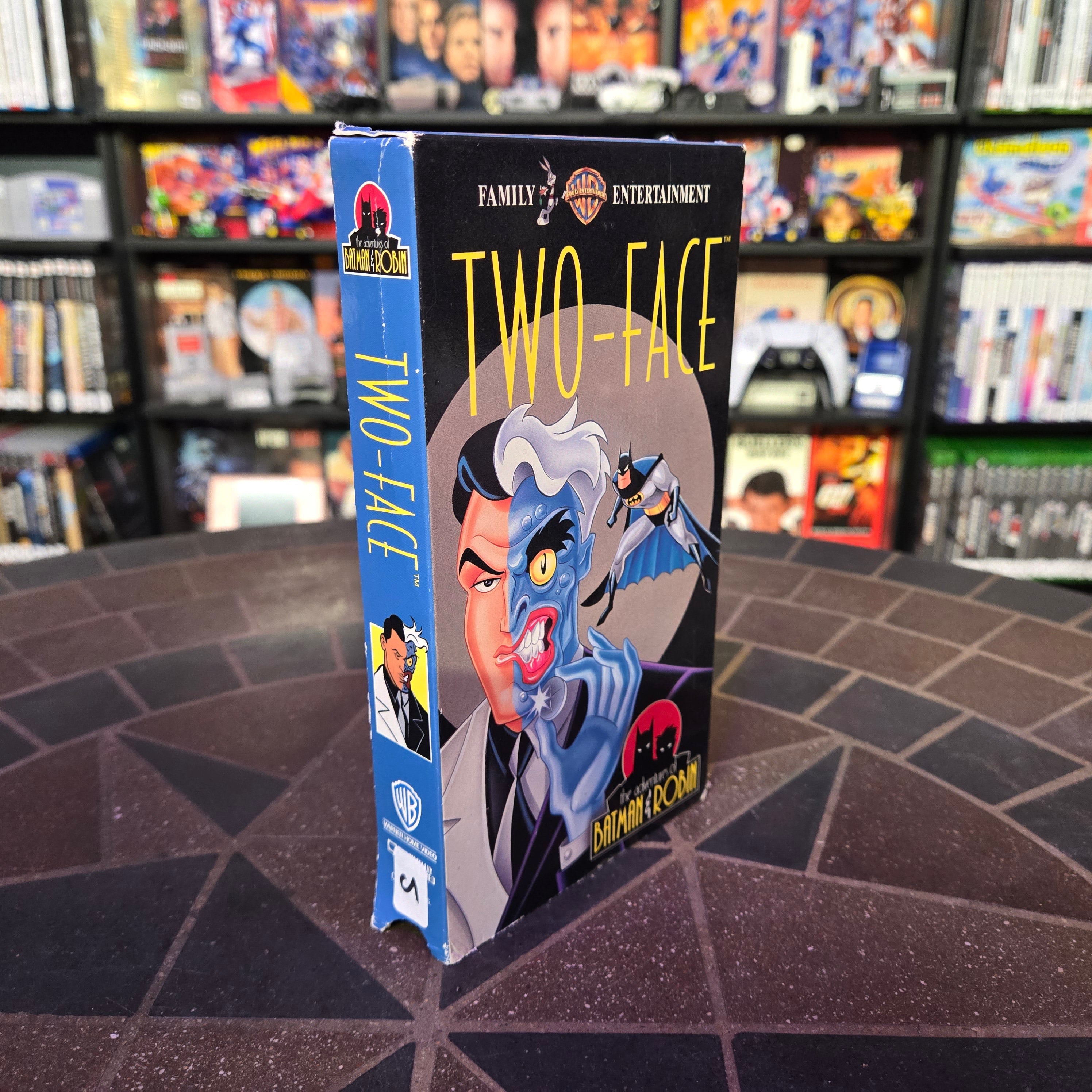 The Adventures of Batman  Robin - Two-Face (VHS, 1995) Cleaned & Tested!