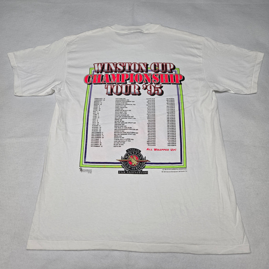 Jeff Gordon Winston Cup 95 Championship Tour Shirt NASCAR Large L 1995 NWOT NEW