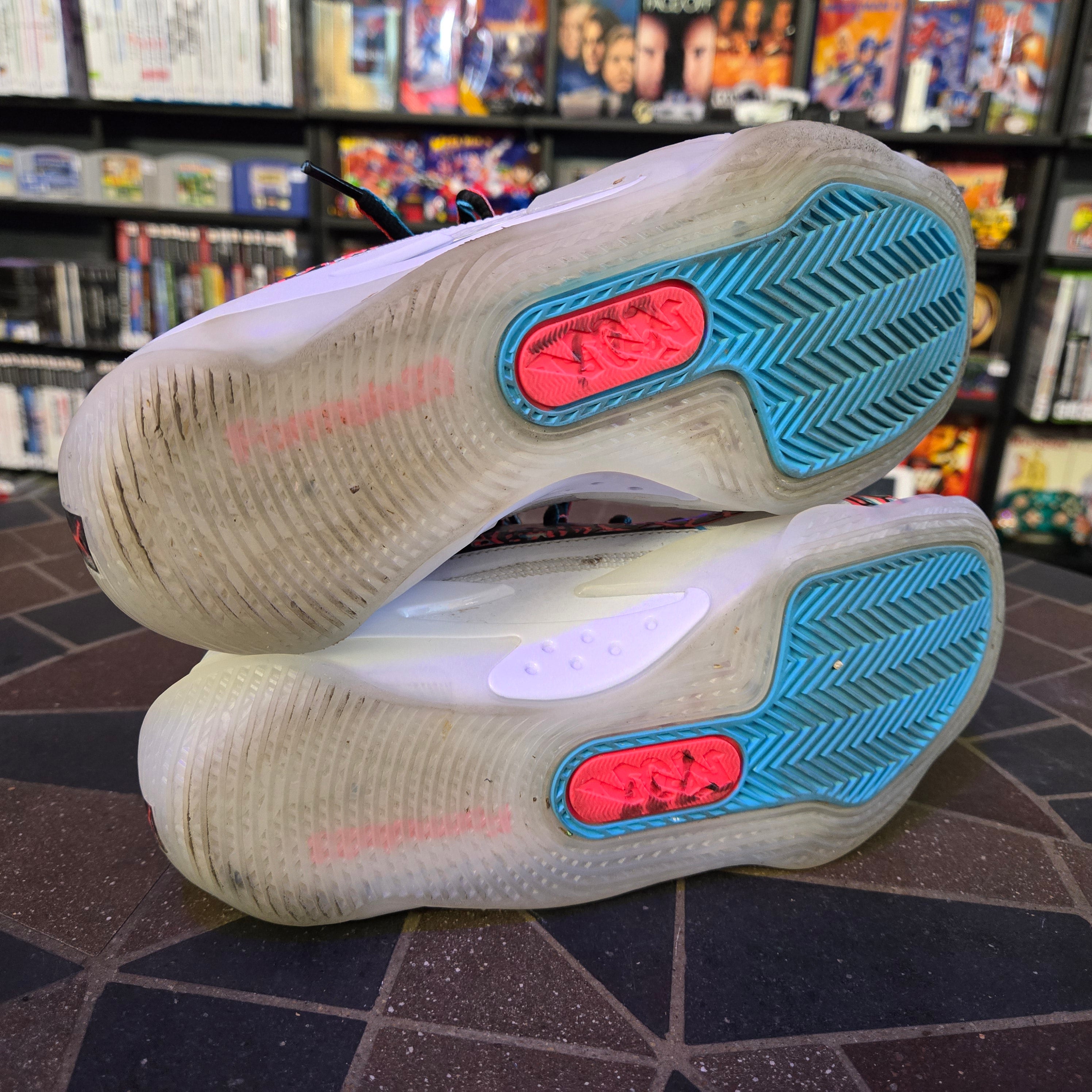 Nike Boys Air Jordan Zion 3 NRG FZ4792-060 White Basketball Shoes Sneakers Sz 4Y