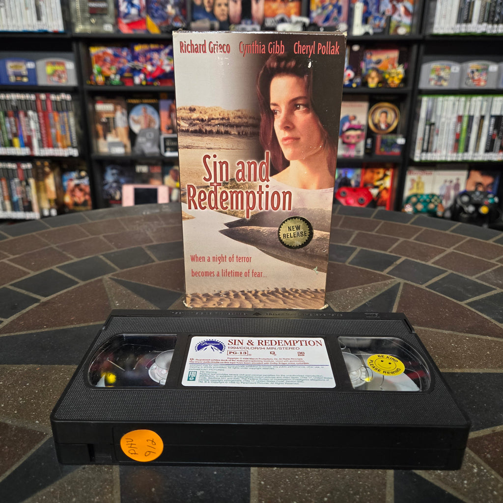 Sin and Redemption VHS Richard Geico Erotica Rare