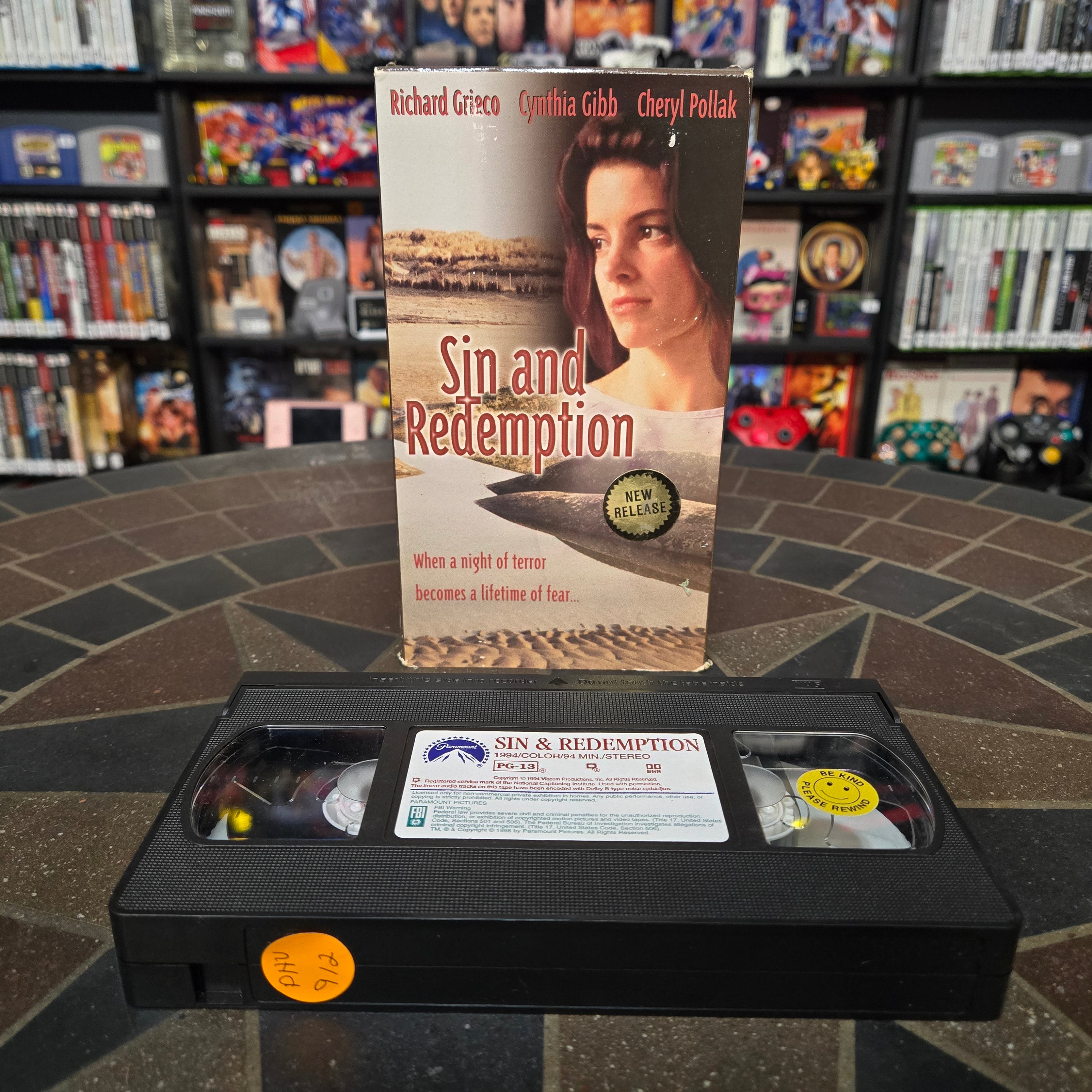 Sin and Redemption VHS Richard Geico Erotica Rare
