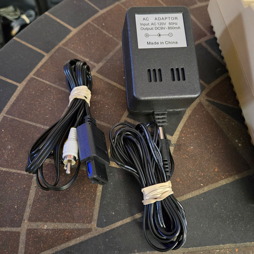 Super Nintendo SNES Console, Original Controller & Cords - CLEANED & TESTED