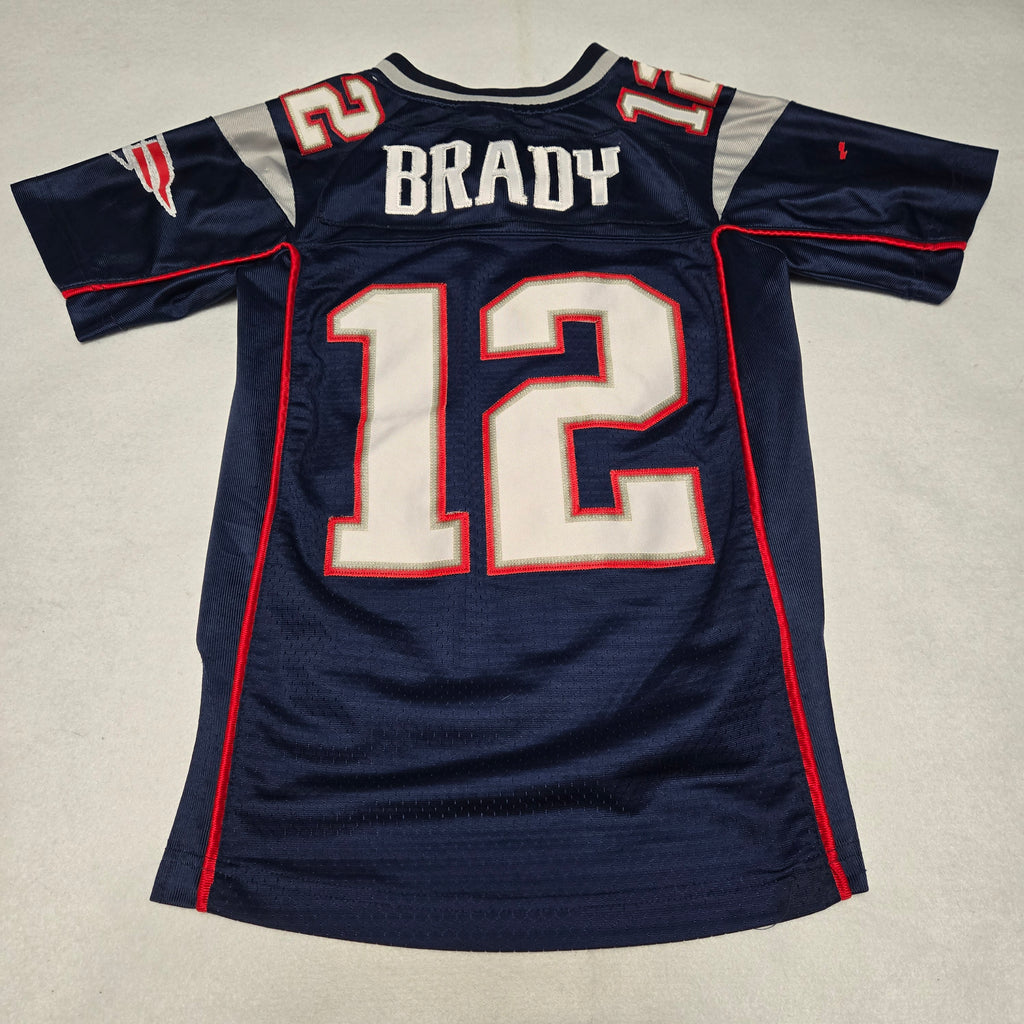Tom Brady 12 New England Patriots On-Field NFL Equipment Football Jersey Small S