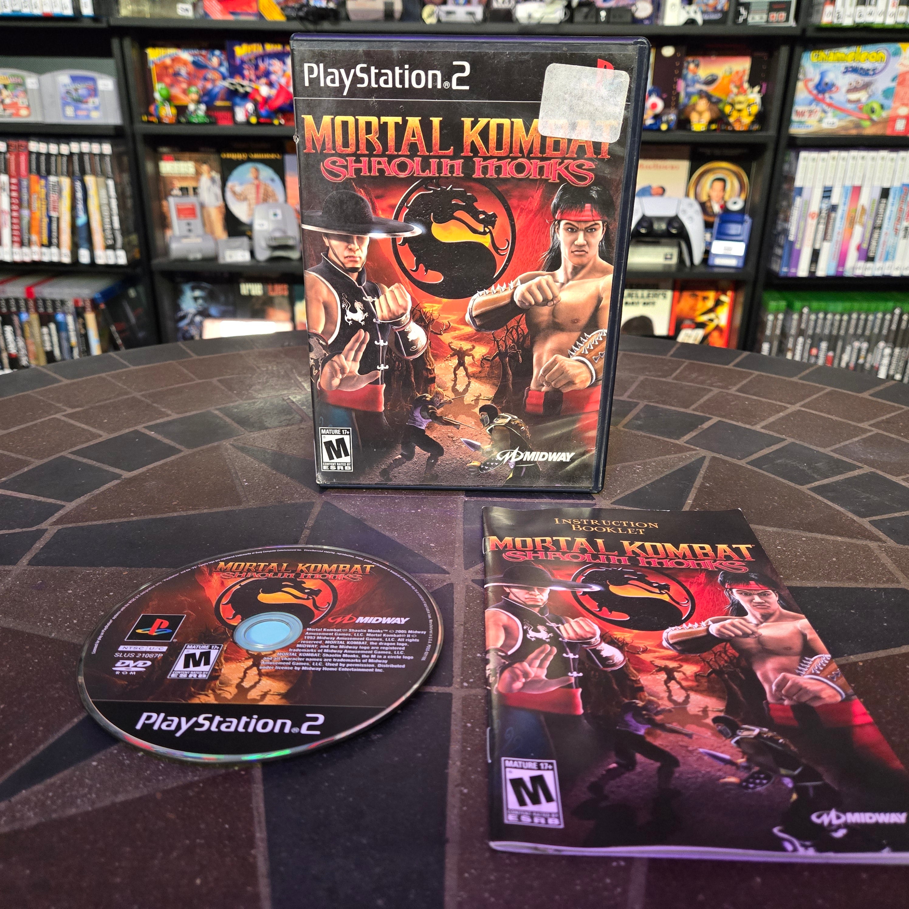 Mortal Kombat: Shaolin Monks (Sony PlayStation 2, 2005) PS2 Complete CIB Tested!