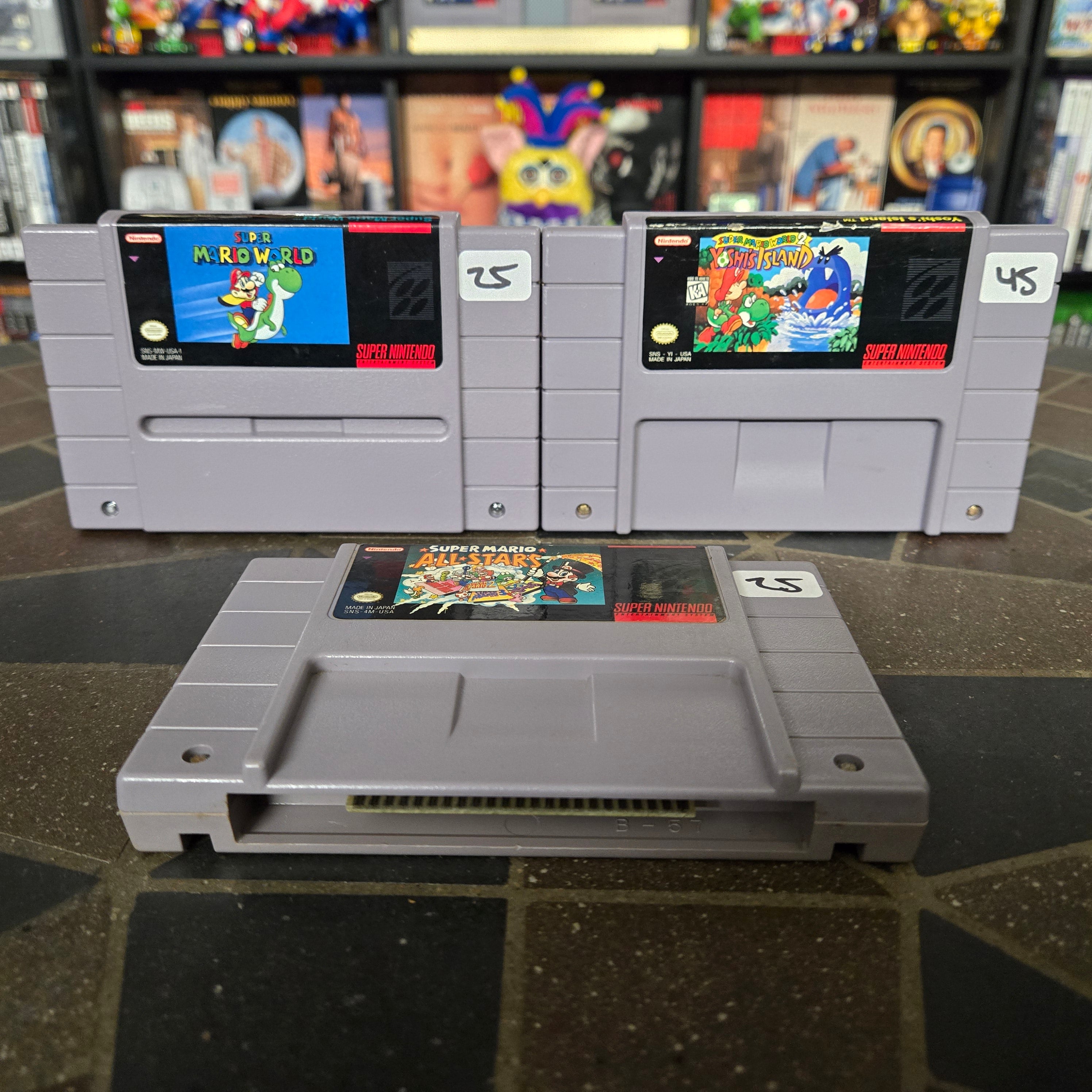 Super Mario World, 2: Yoshi's Island & All-Stars (Super Nintendo SNES) TESTED