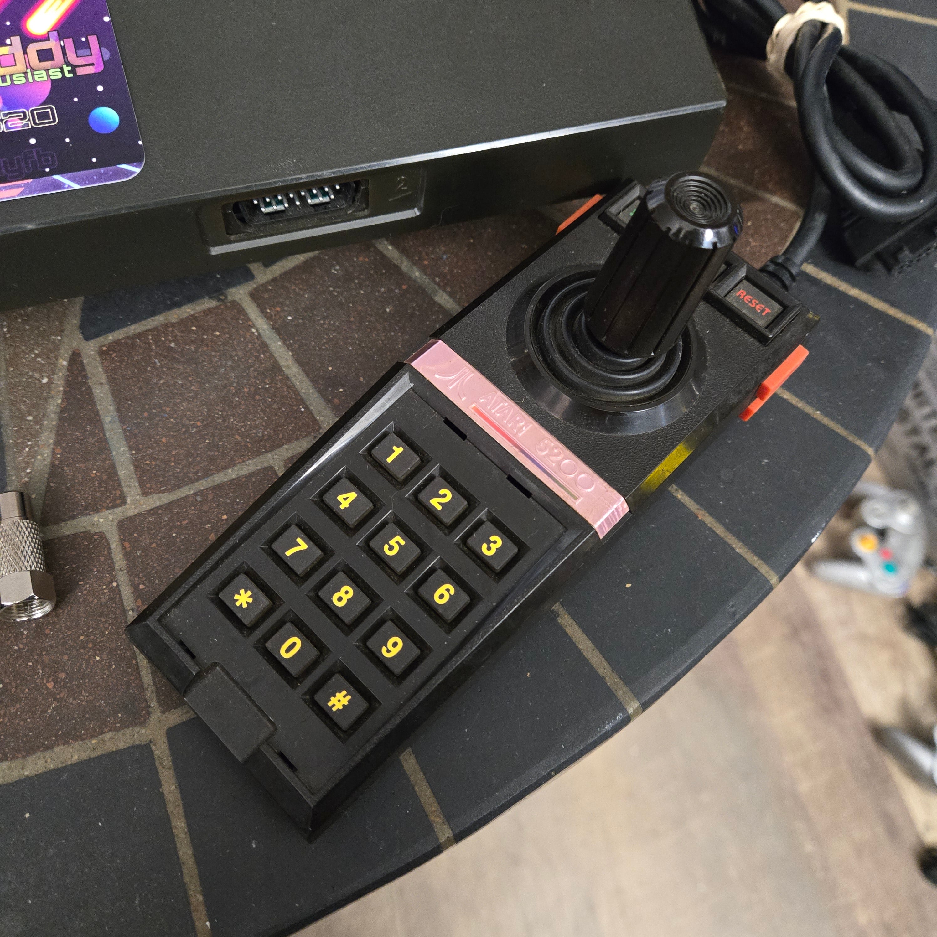 Atari 5200 Console, Controllers, Power Cord, TV Adapter, Pac-Man & Original Box!