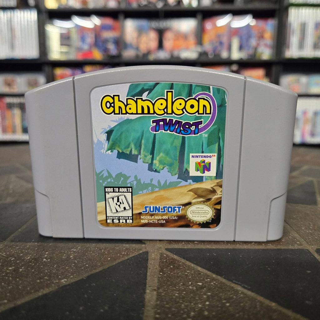 Chameleon Twist N64 Complete CIB Box Manual Authentic Nintendo 64 🦎