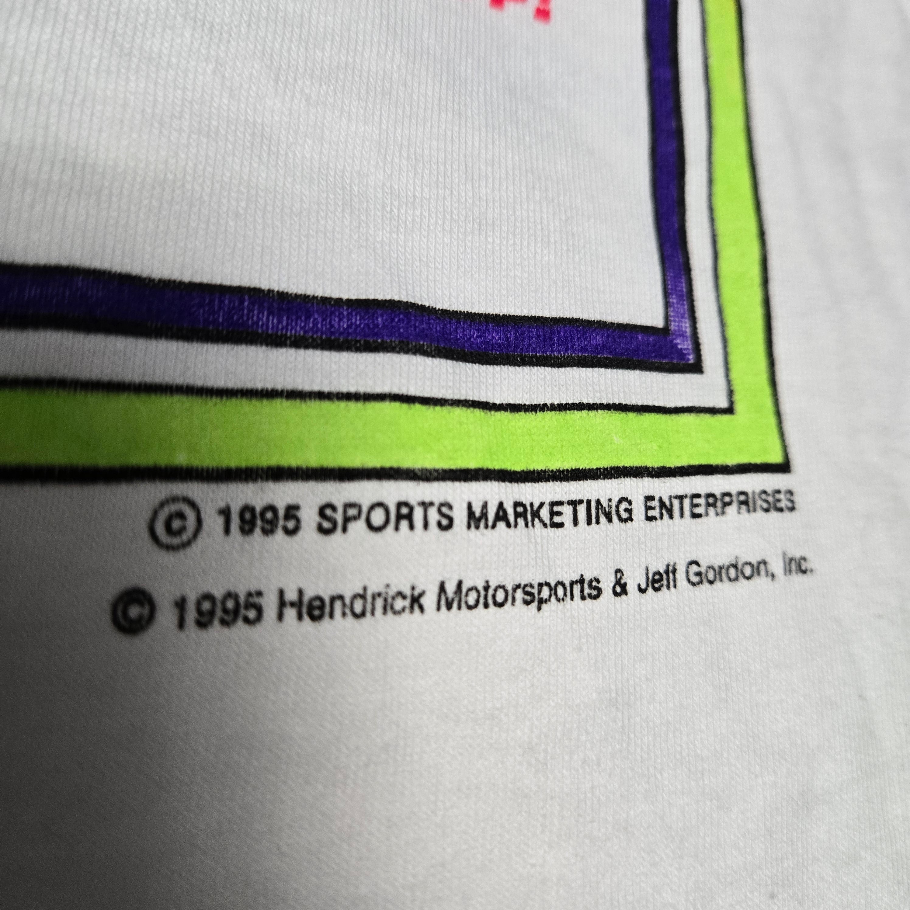 Jeff Gordon Winston Cup 95 Championship Tour Shirt NASCAR Large L 1995 NWOT NEW