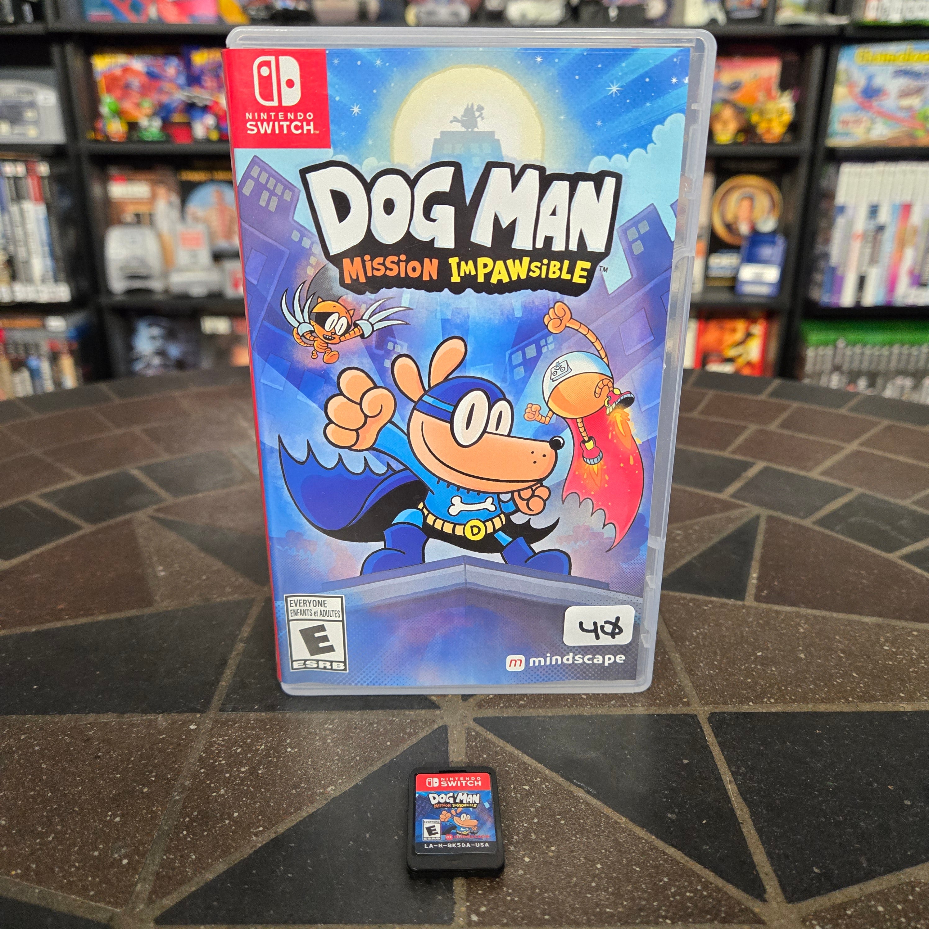 Dog Man: Mission Impawsible - Nintendo Switch - Authentic, Cleaned & Tested!
