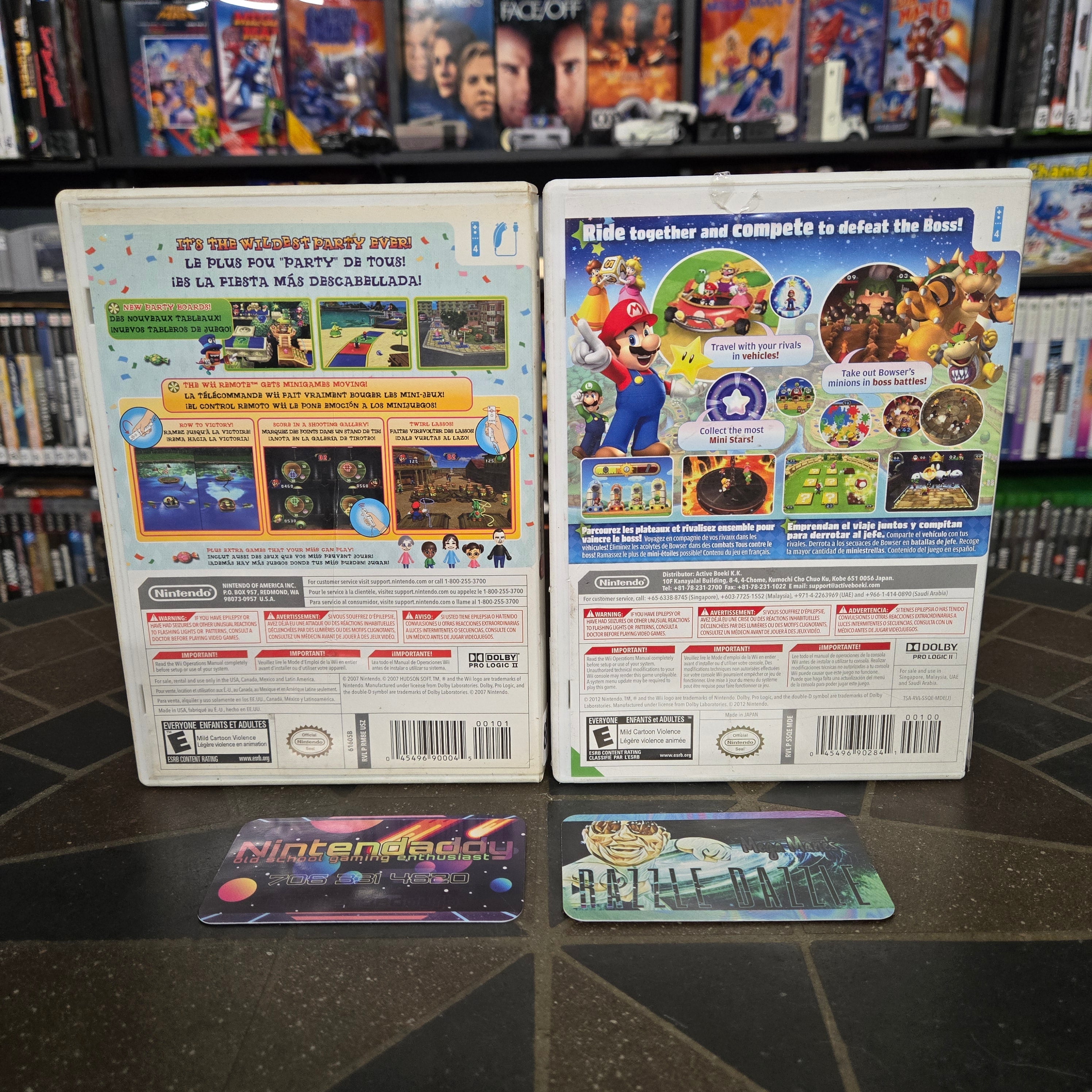 Mario Party 8 & 9 (Nintendo Wii) Authentic, Cleaned & Tested!