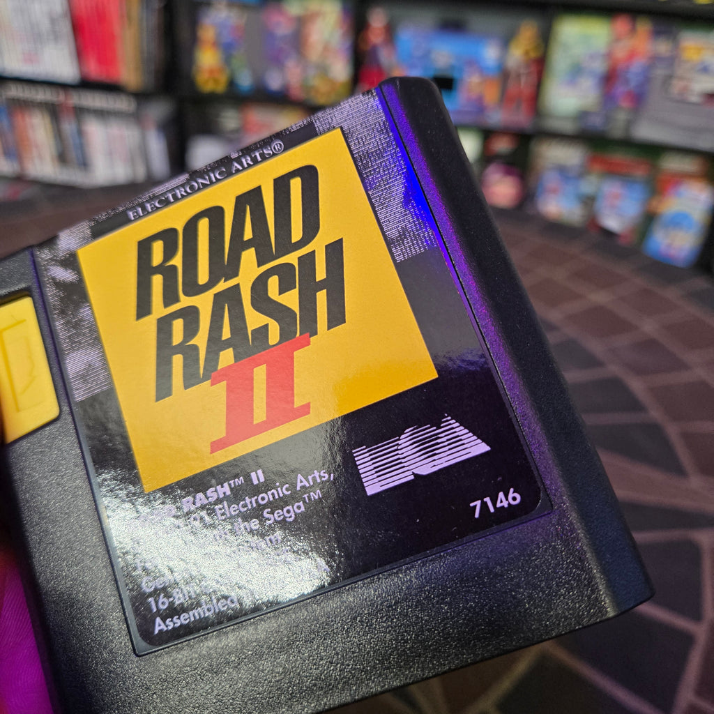 Road Rash II (Sega Genesis, 1992) Complete CIB - VERY NICE SHAPE!