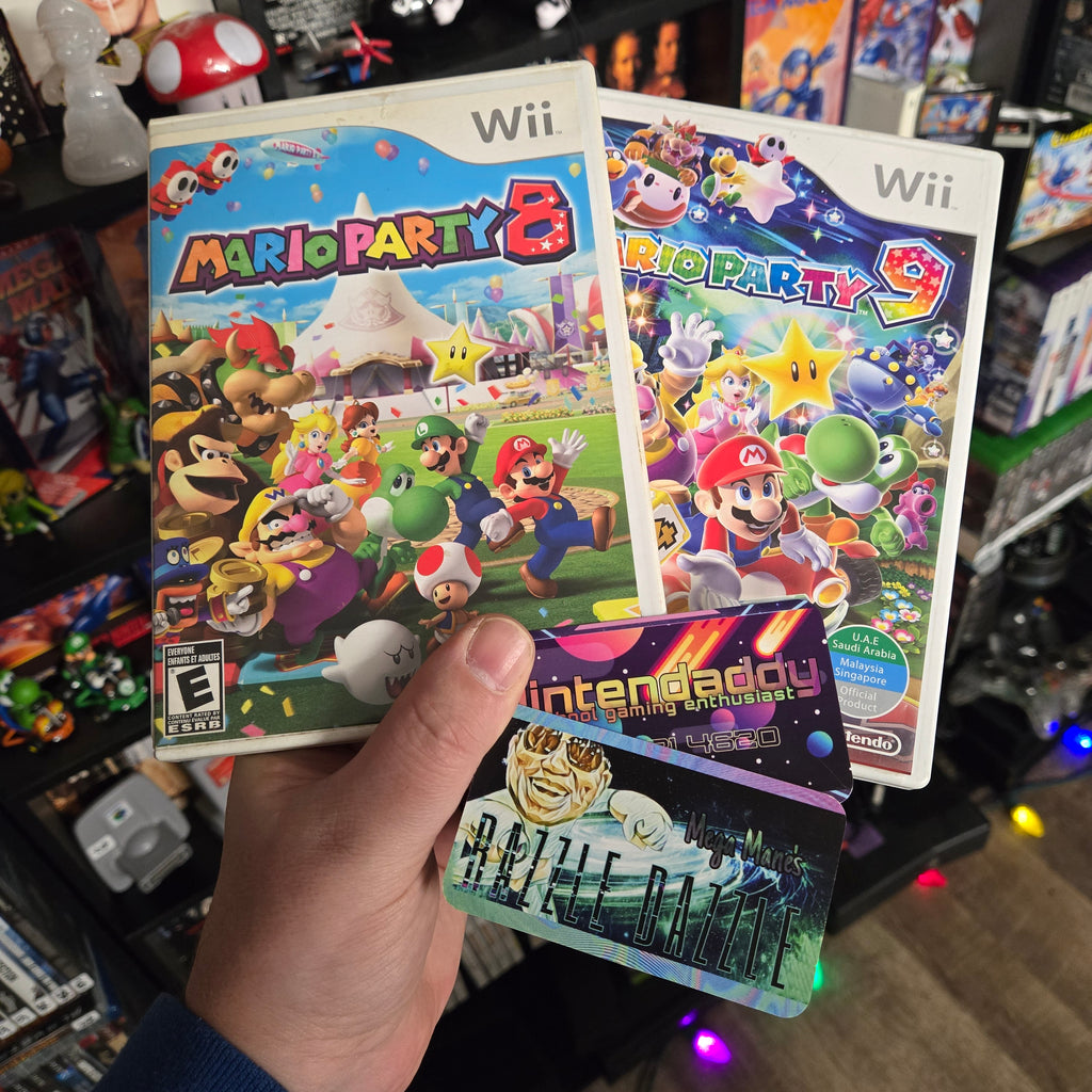 Mario Party 8 & 9 (Nintendo Wii) Authentic, Cleaned & Tested!