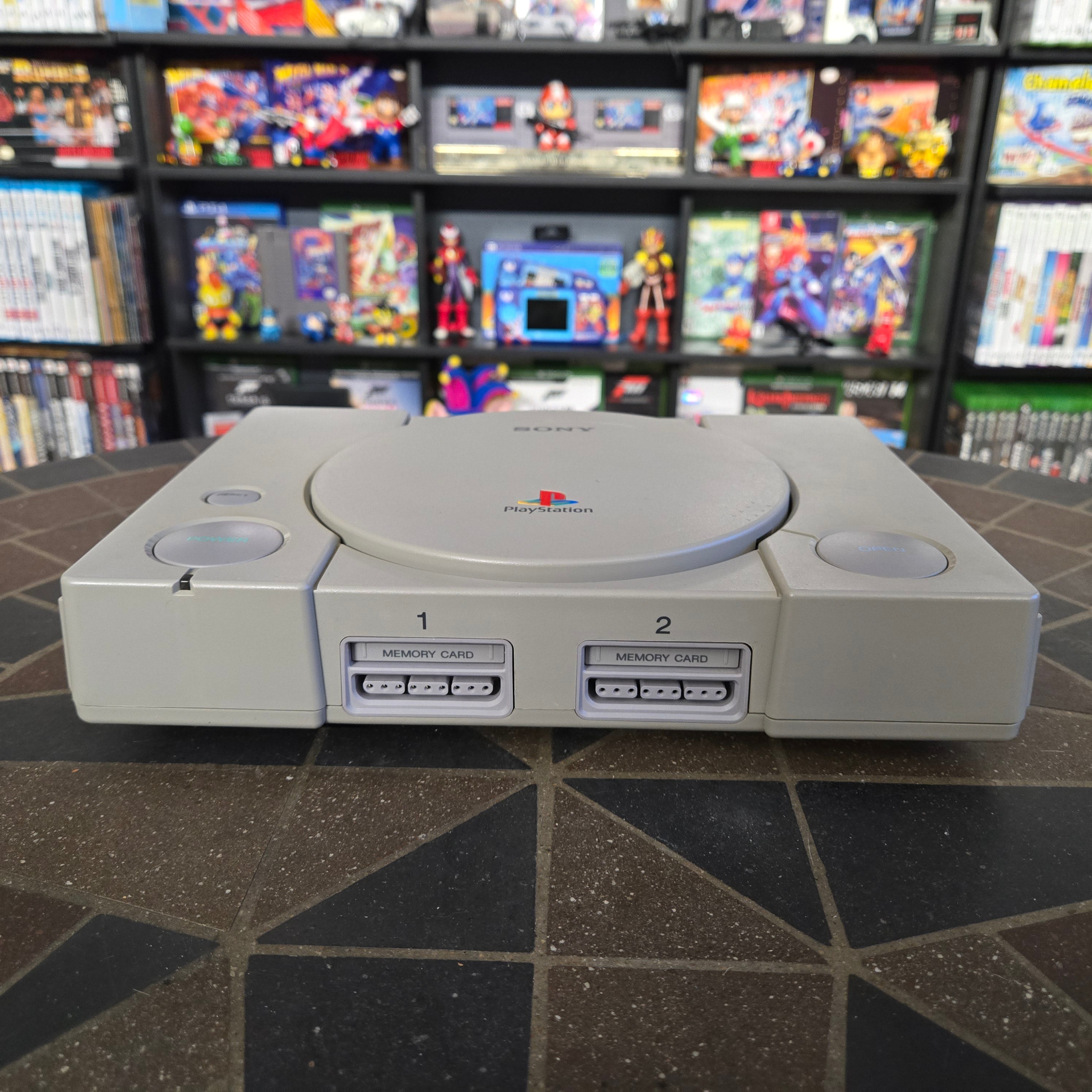 Sony PlayStation 1 PS1 Console SCPH-5501, Controller & Cords - CLEANED & TESTED!