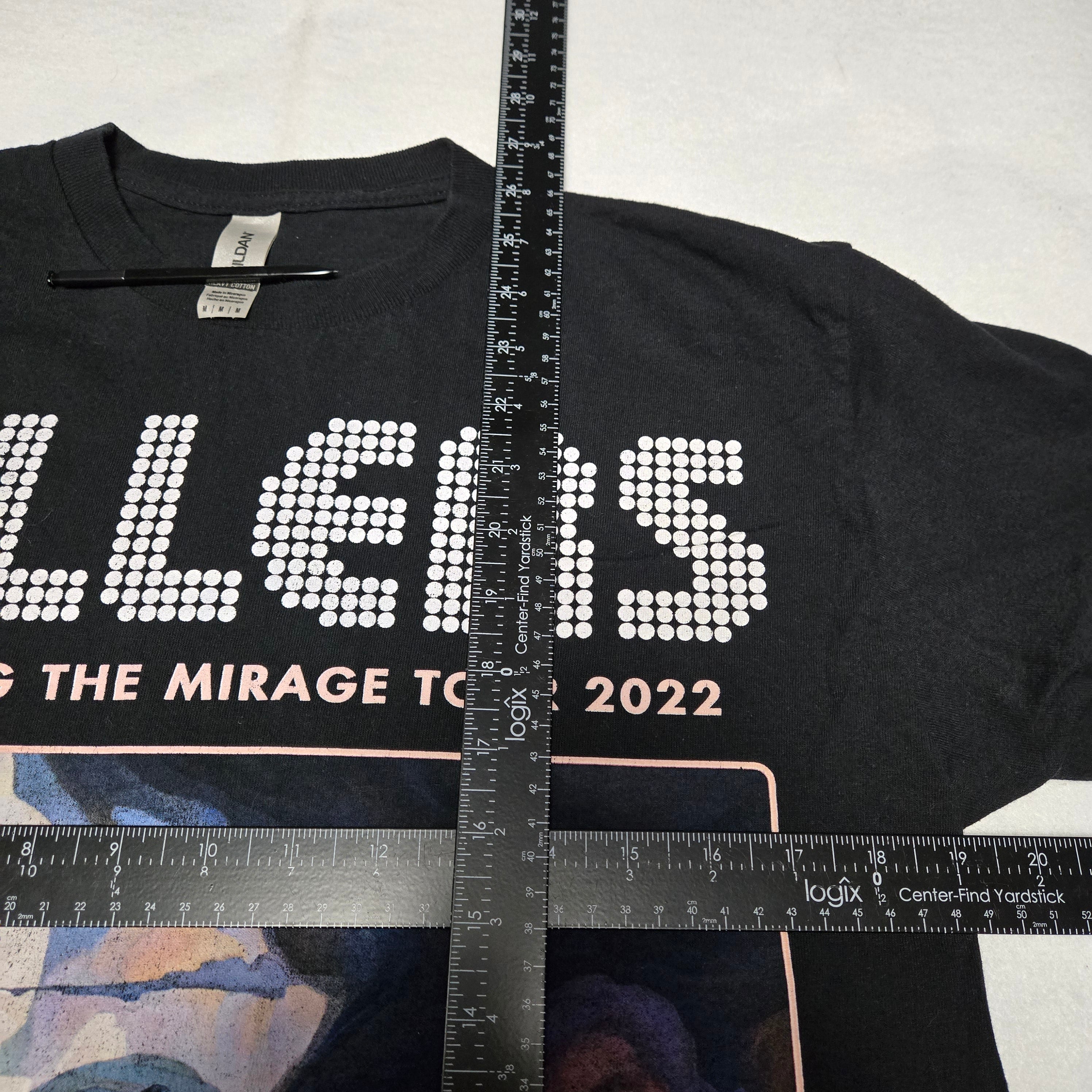 The Killers Imploding The Mirage Tour Johnny Marr 2022 RARE Both Sides Medium M