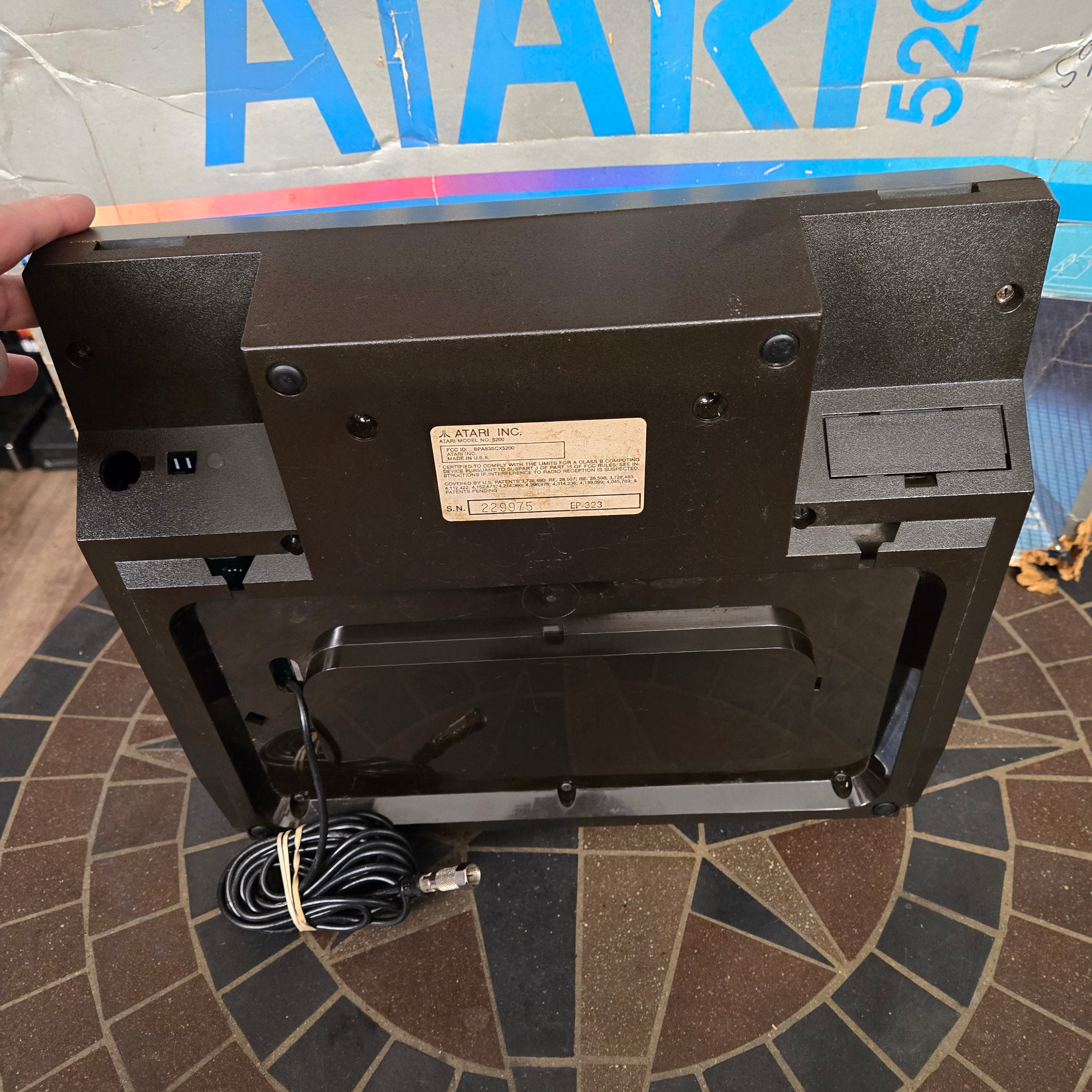 Atari 5200 Console, Controllers, Power Cord, TV Adapter, Pac-Man & Original Box!