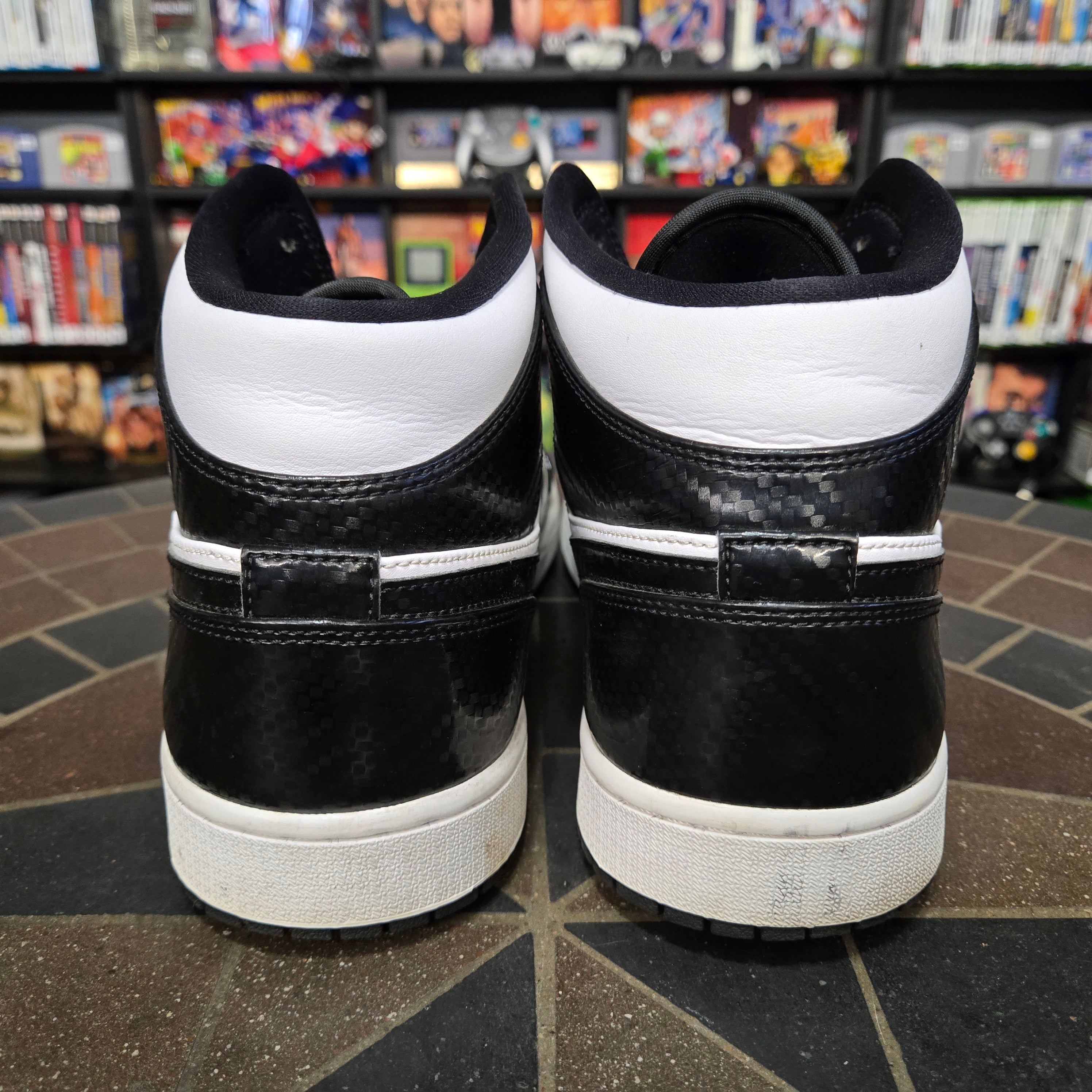 Men's Size 13 - Nike Jordan 1 Mid Carbon Fiber All Star - DD1649-001 GOOD SHAPE!