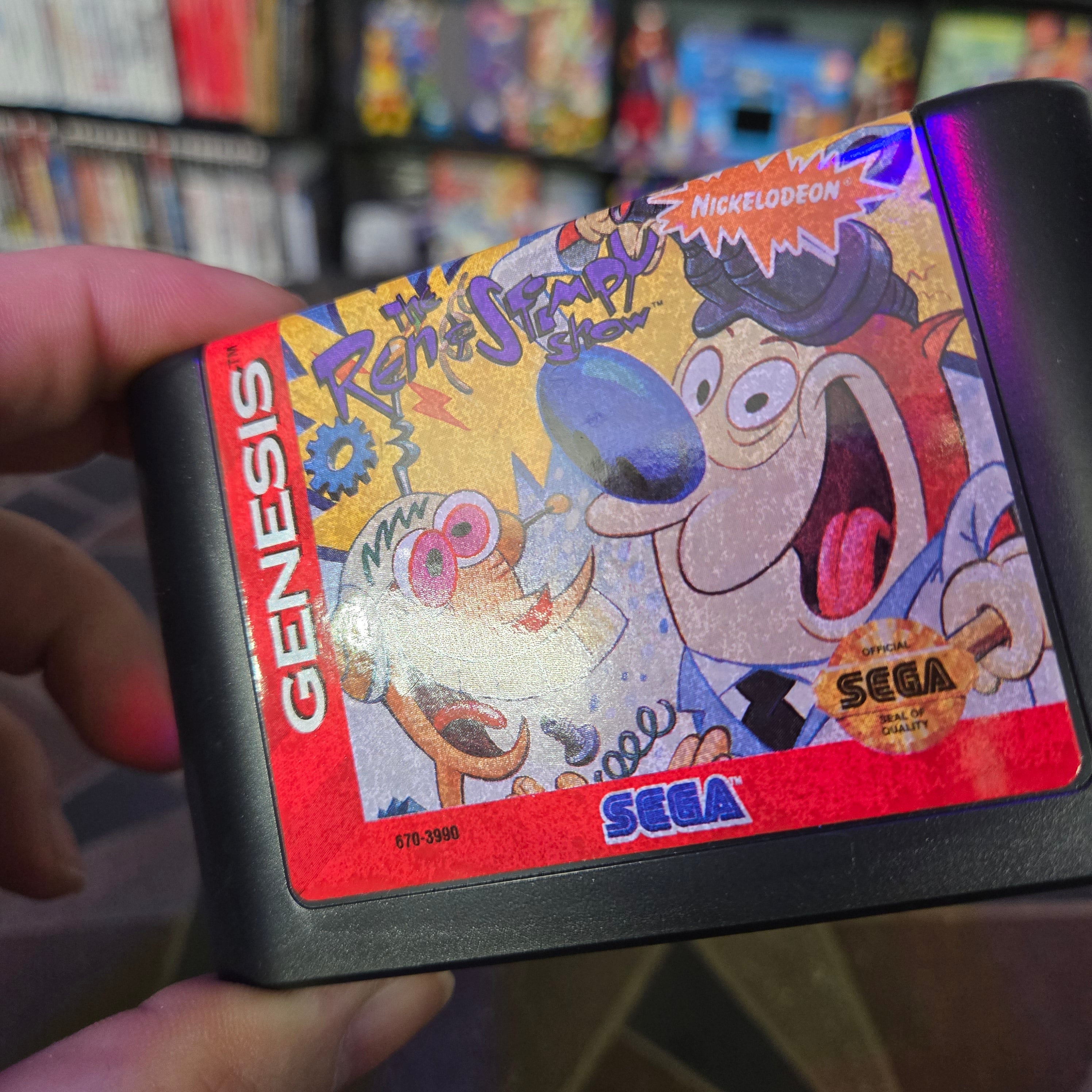 Ren & Stimpy Show Presents: Stimpy's Invention (Sega Genesis, 1993) Nice Shape!
