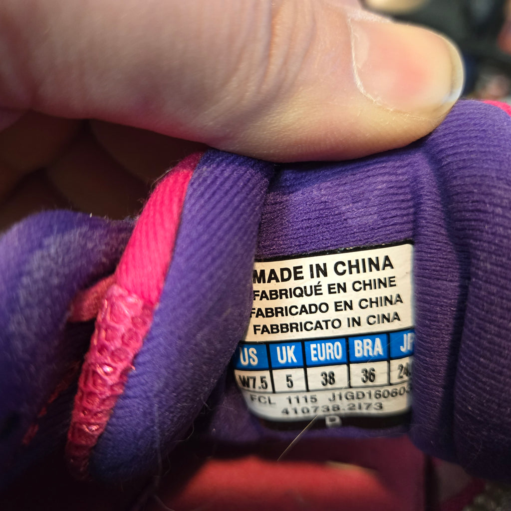 Mizuno Wave Rider 19 Women's US Shoes Size 7.5 Pink Purple Good Shape