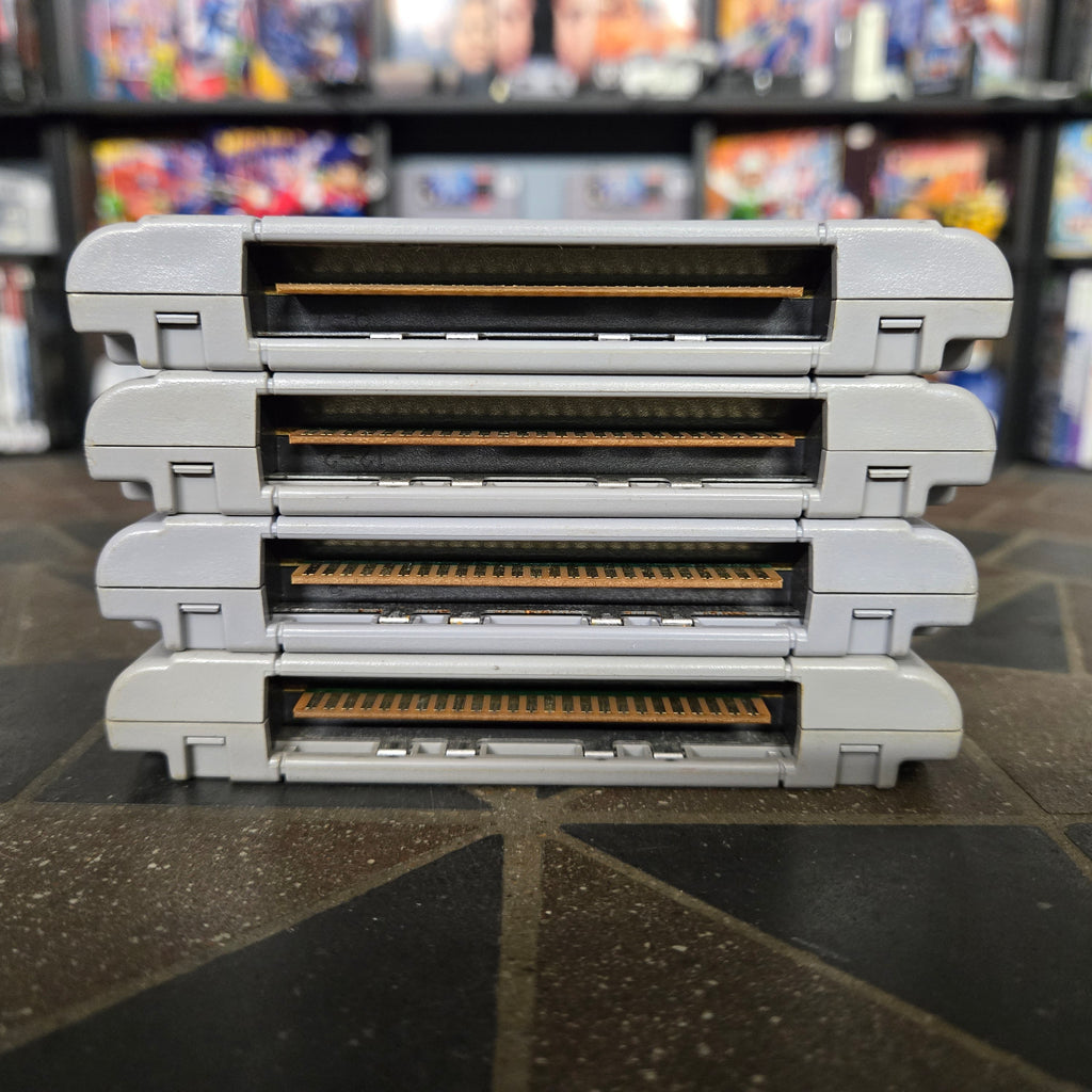 Lot of 4 Nintendo 64 N64 Games: NFL Blitz Mickey Speedway Wave Race Pilotwings