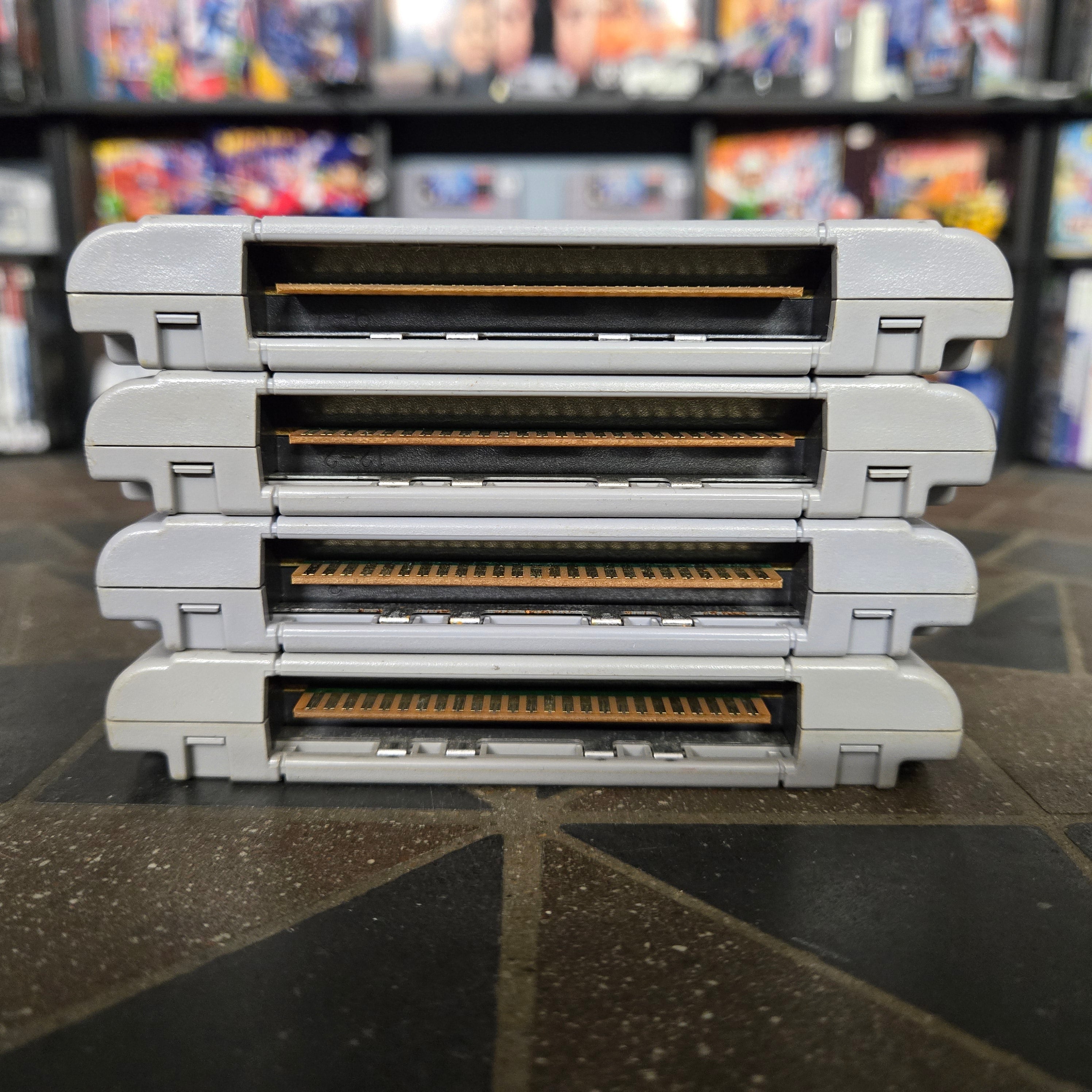 Lot of 4 Nintendo 64 N64 Games: NFL Blitz Mickey Speedway Wave Race Pilotwings