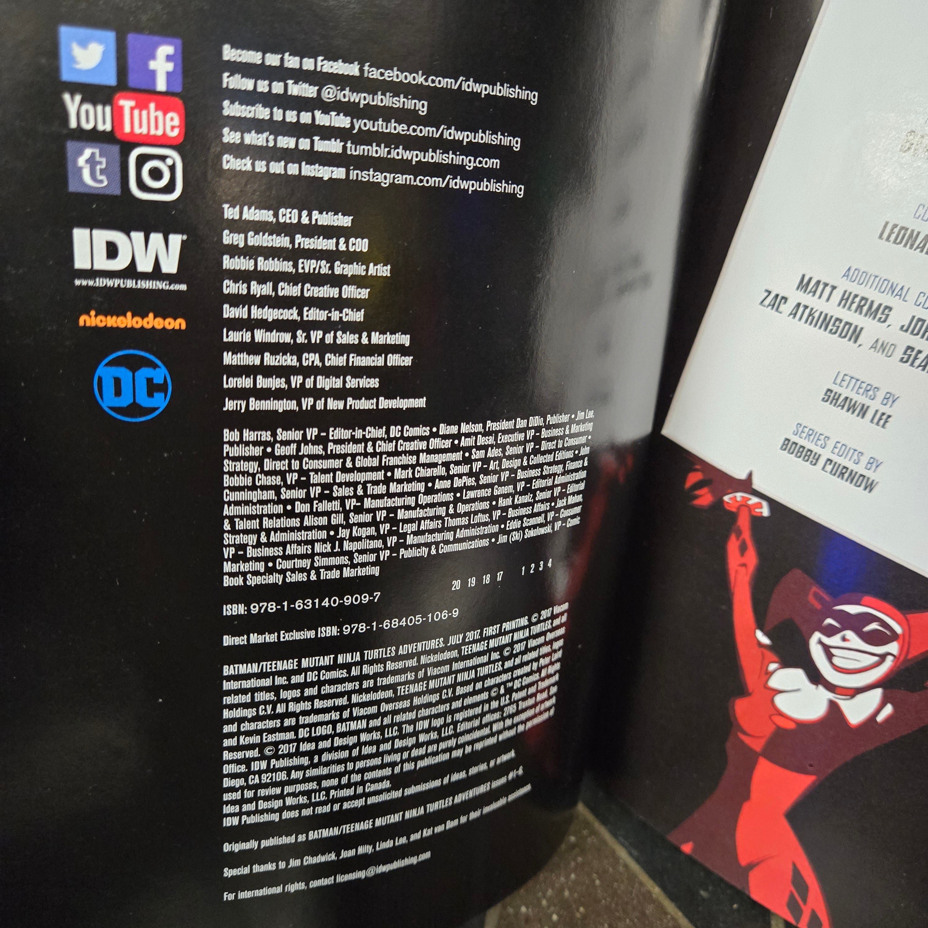 BATMAN / TEENAGE MUTANT NINJA TURTLES Adventures Issues 1-6 COMPLETE DC/IDW 2016