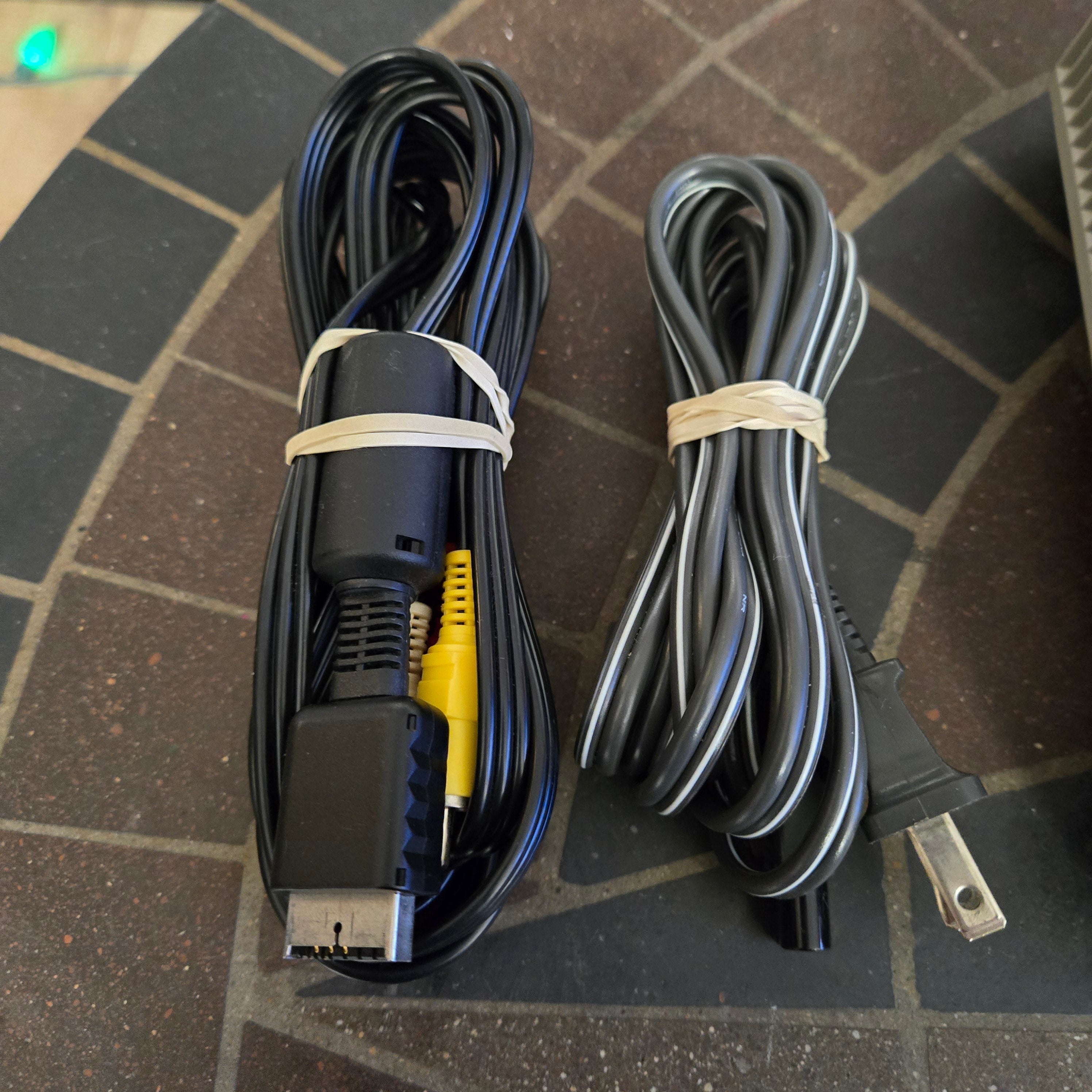 Sony PlayStation 1 PS1 Console SCPH-5501, Controller & Cords - CLEANED & TESTED!