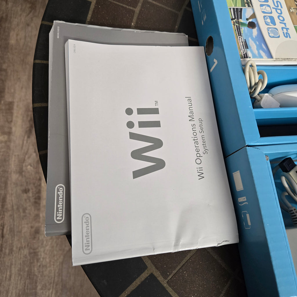RARE Nintendo Wii Console Sports & Resort Special Value Edition Bundle in Box!