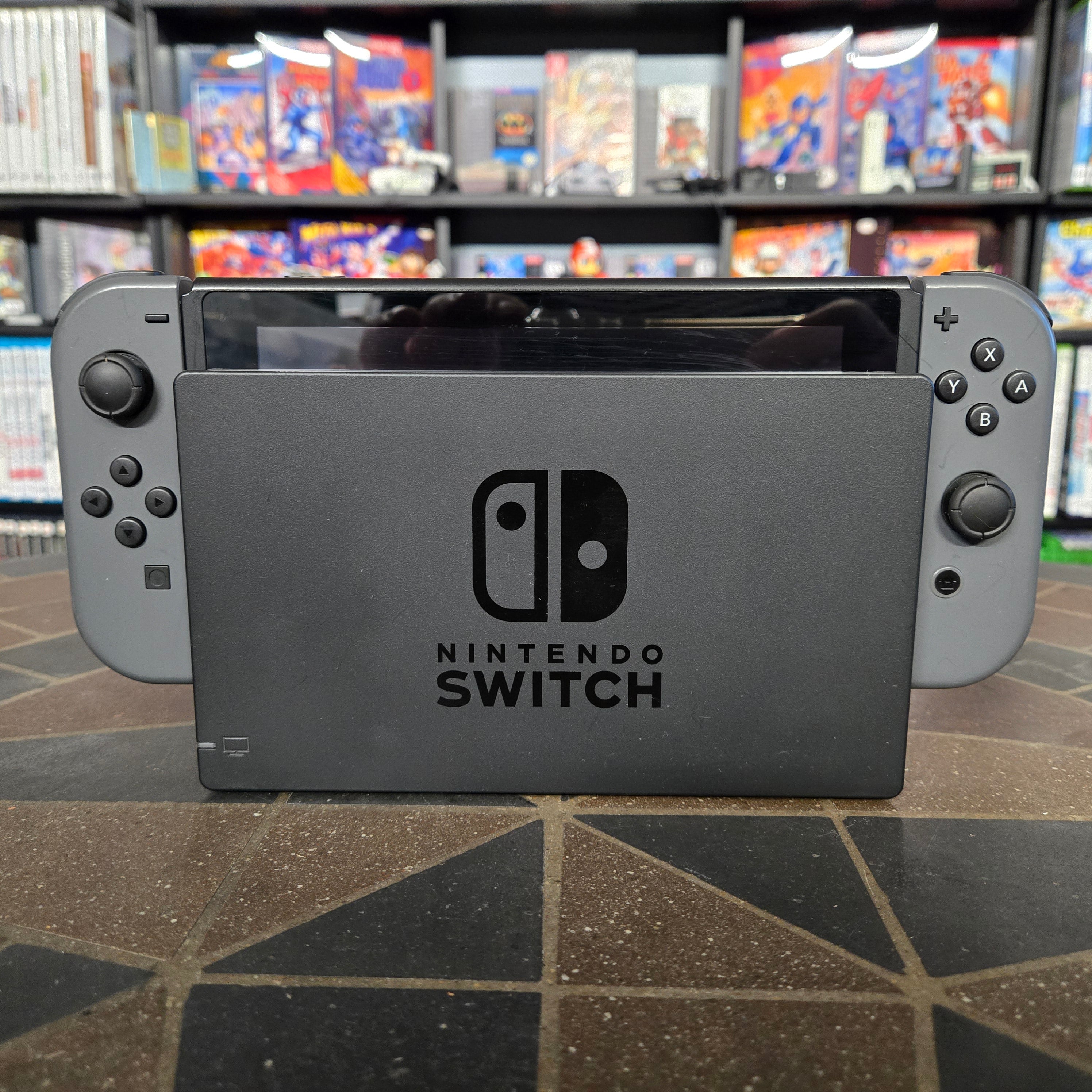 Nintendo Switch V2 with Gray Joy-Con (HAC-001-01) - Cleaned, Tested & Reset! #2