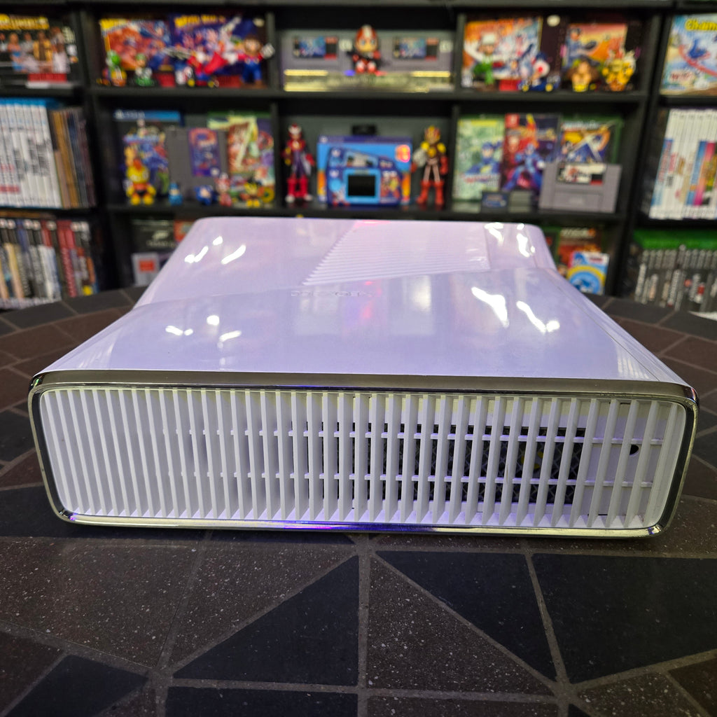 Xbox 360 Slim Special Edition White 4GB Console, Controller & Cords TESTED RESET