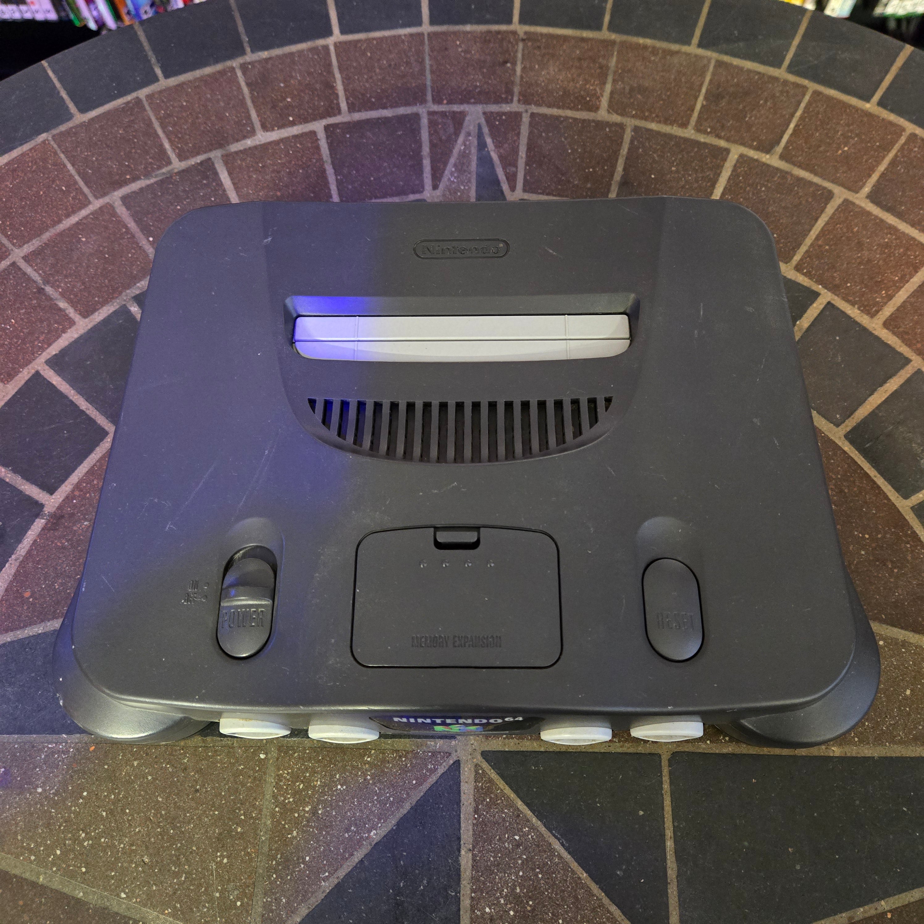 Nintendo 64 N64 Console, Official Controller, Jumper Pak & Cords CLEANED TESTED3