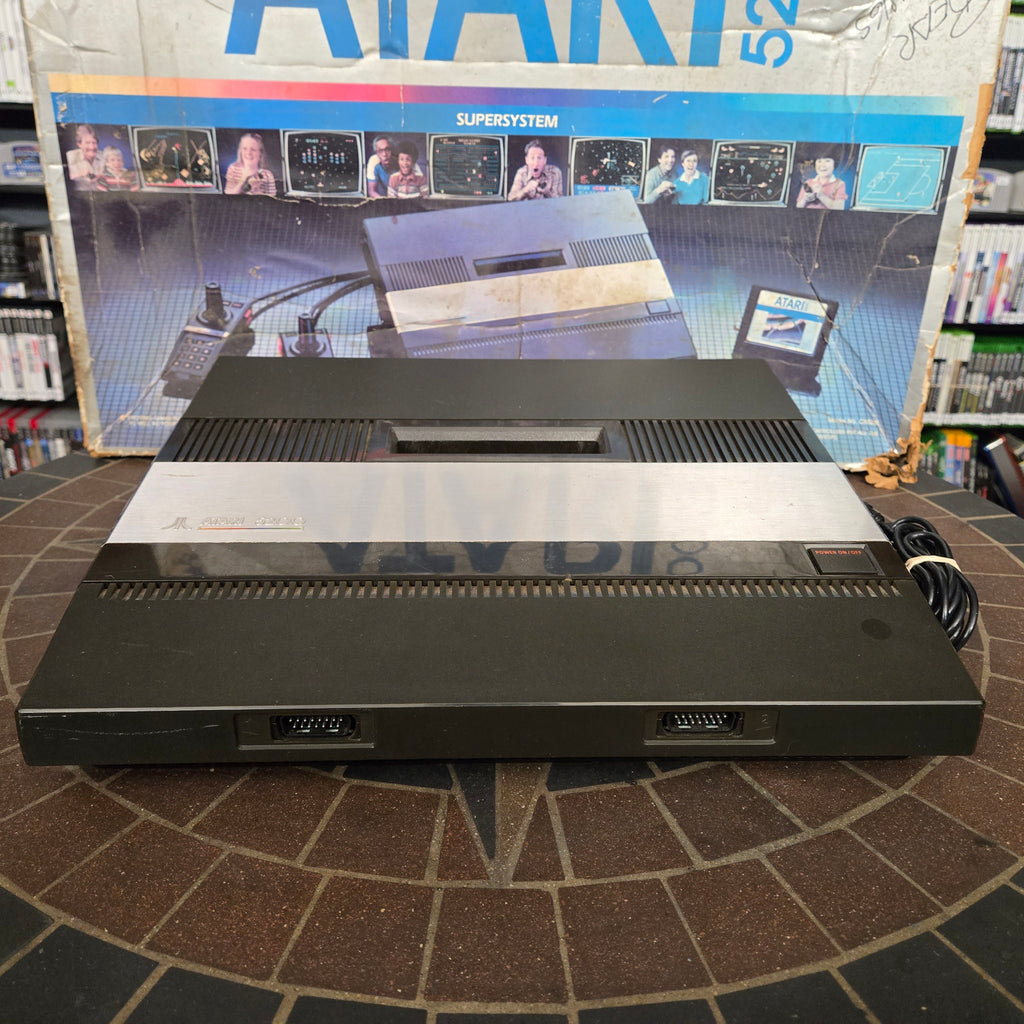 Atari 5200 Console, Controllers, Power Cord, TV Adapter, Pac-Man & Original Box!