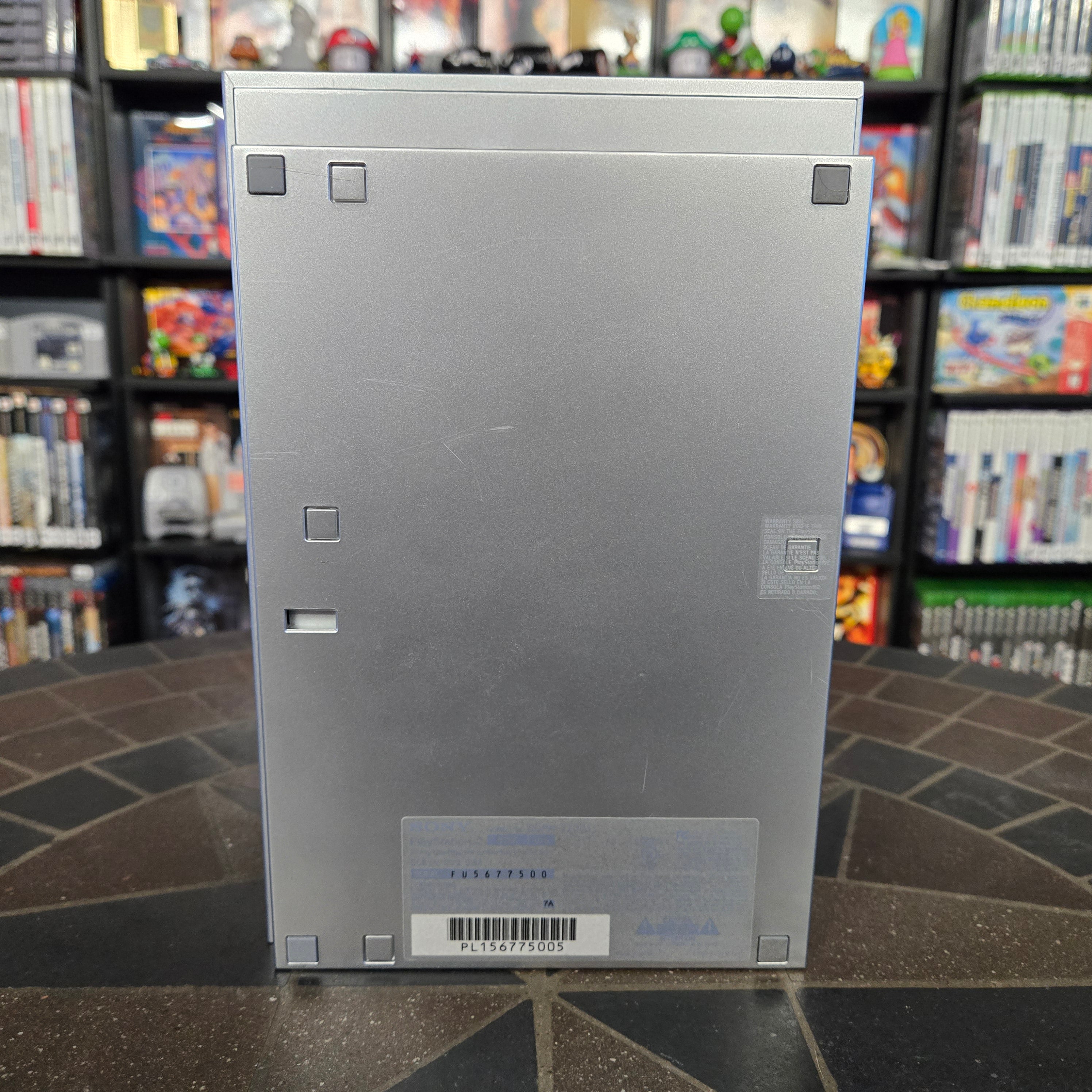 Sony PlayStation 2 PS2 Slim Silver Console SCPH-77001, Mem, Controller & Cords!