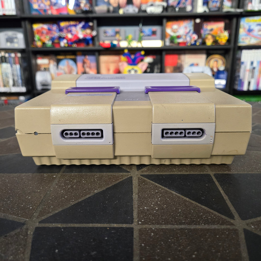 Super Nintendo SNES Console, Original Controller & Cords - CLEANED & TESTED