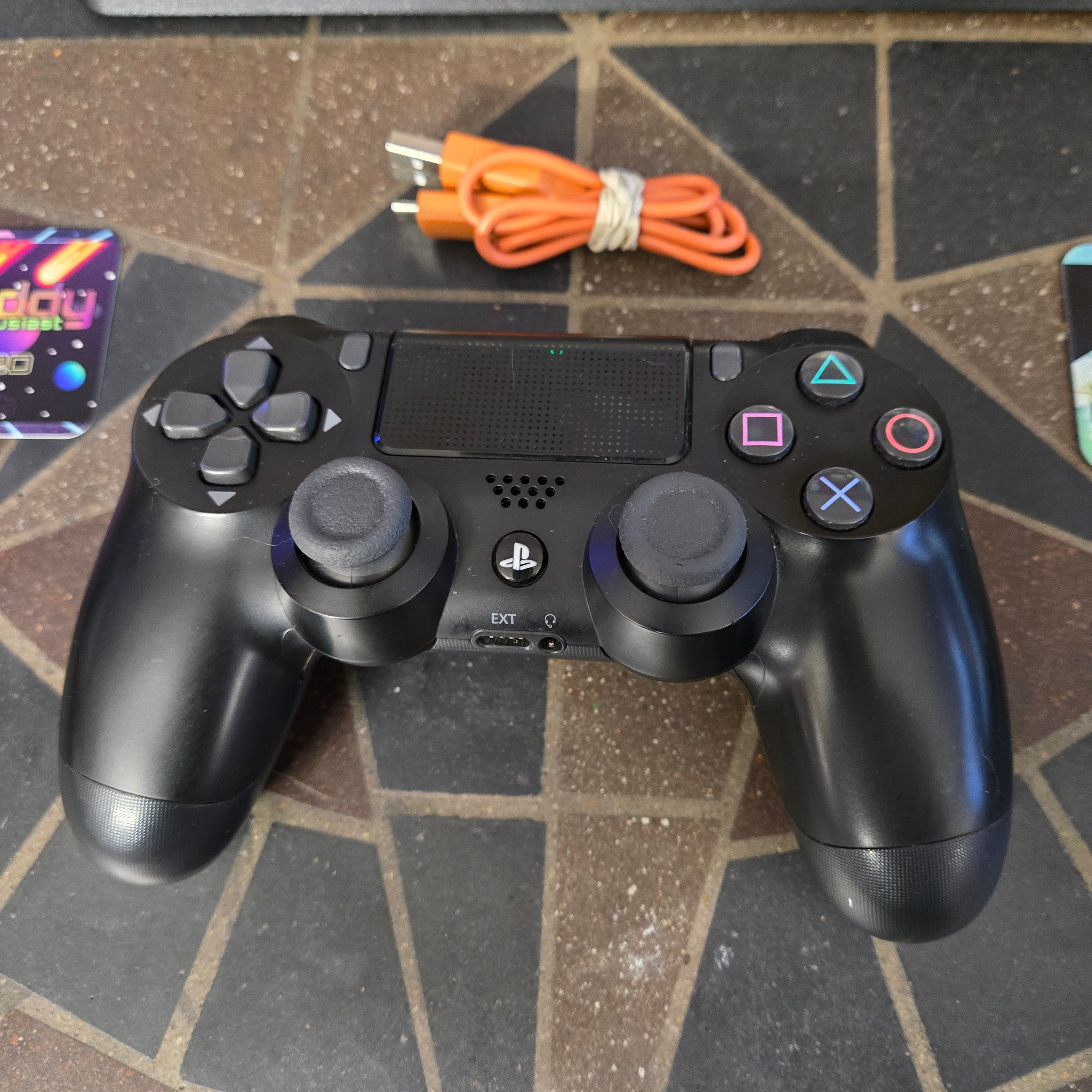 Sony Playstation 4 PS4 500GB Slim Console, Controller & Cords - TESTED & RESET!