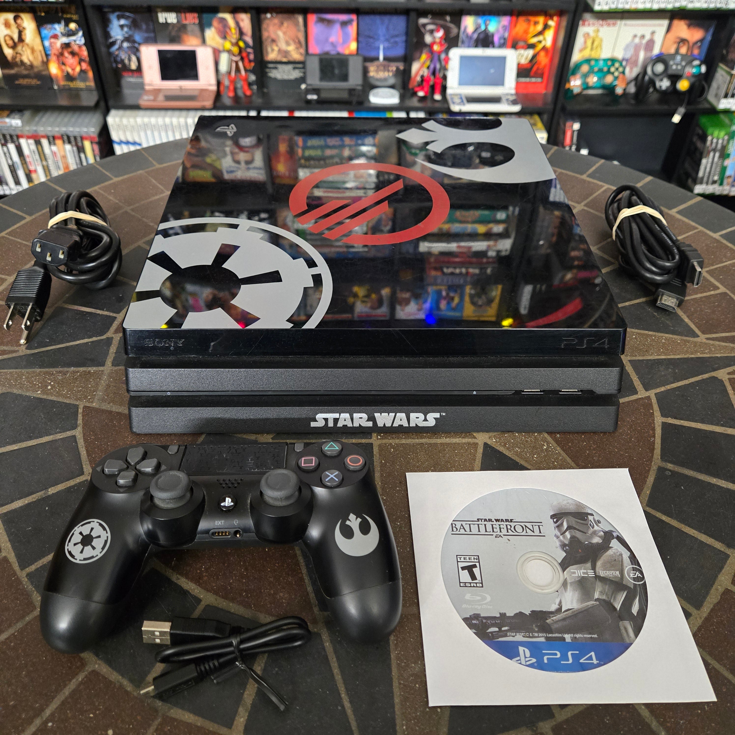 Sony PlayStation 4 PS4 Pro 1TB Star Wars Battlefront 2 Edition Console Bundle