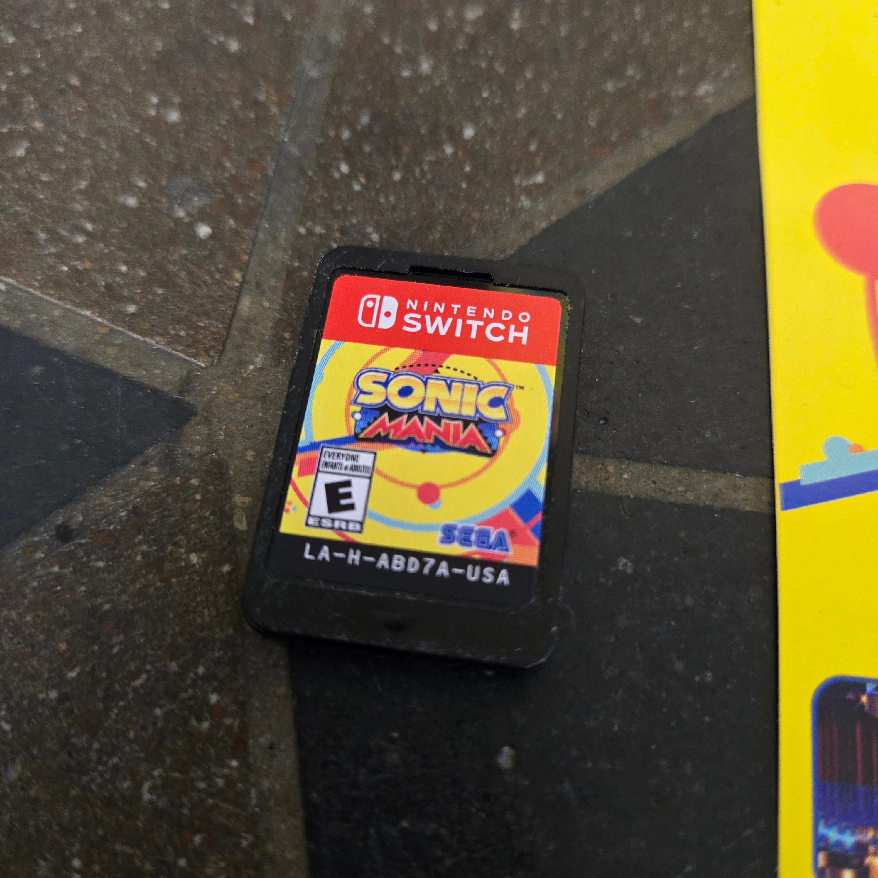 Sonic Mania - Nintendo Switch - Authentic, Cleaned & Tested!