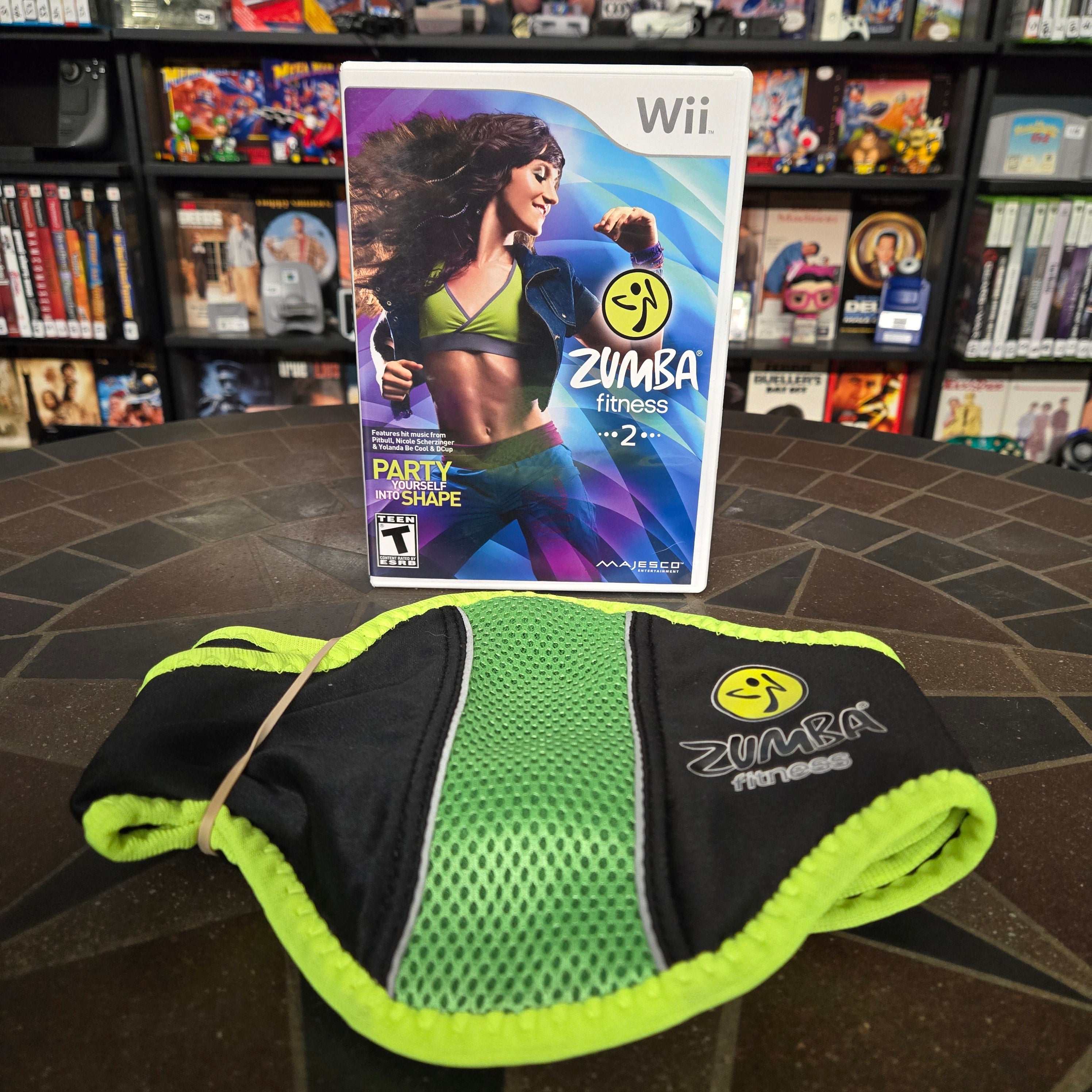 Zumba Fitness 2 Game Complete & Fitness Belt! Nintendo Wii Strap