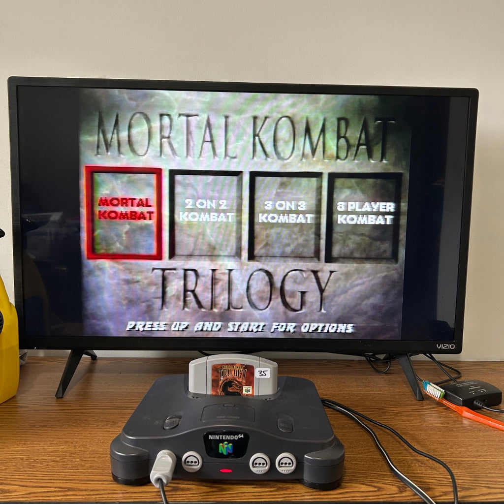 Nintendo 64 N64 Console, Official Controller, Jumper Pak & Cords CLEANED TESTED