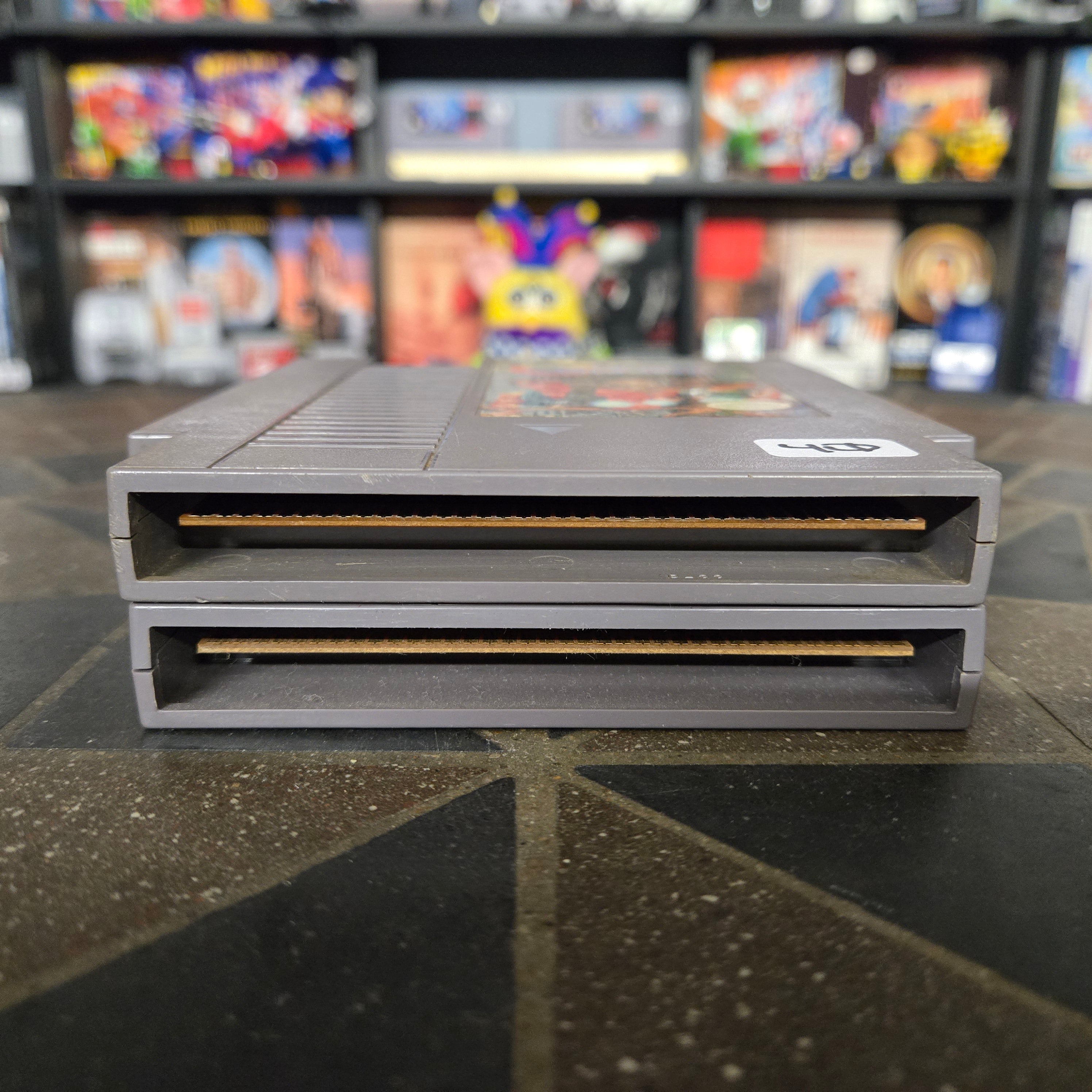 Contra & Super C (Nintendo NES) Authentic, Cleaned & Tested!