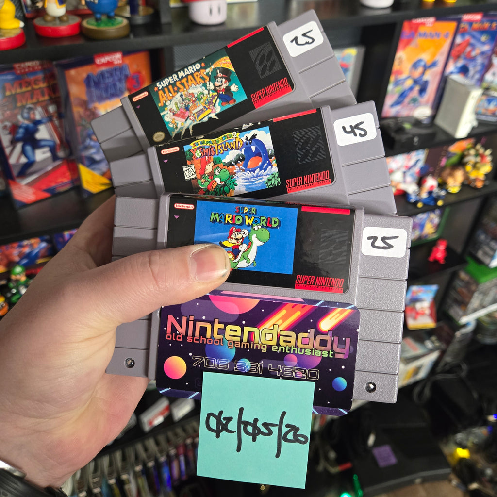 Super Mario World, 2: Yoshi's Island & All-Stars (Super Nintendo SNES) TESTED