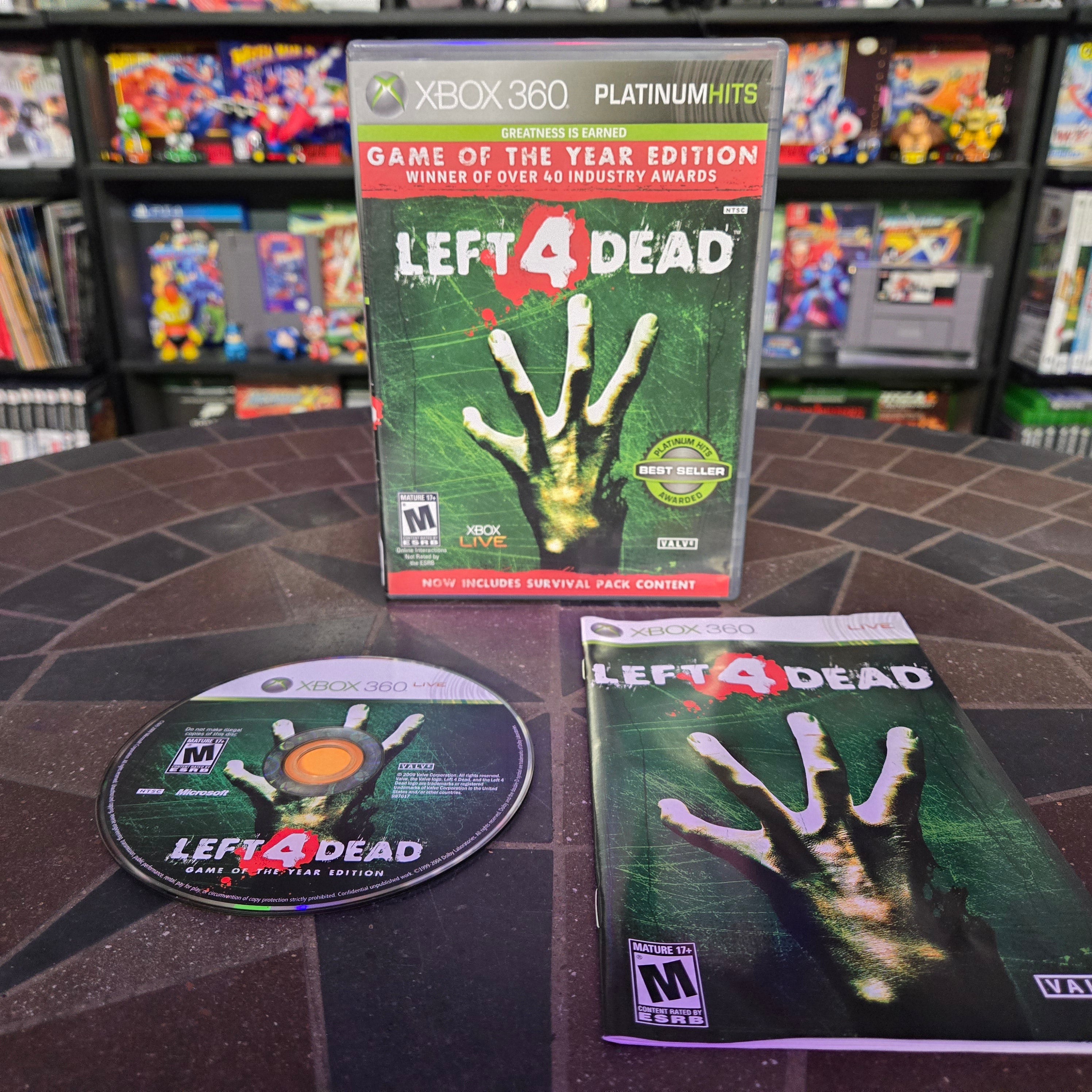 Left 4 Dead -- Game of the Year Edition (Microsoft Xbox 360, 2009) Complete CIB