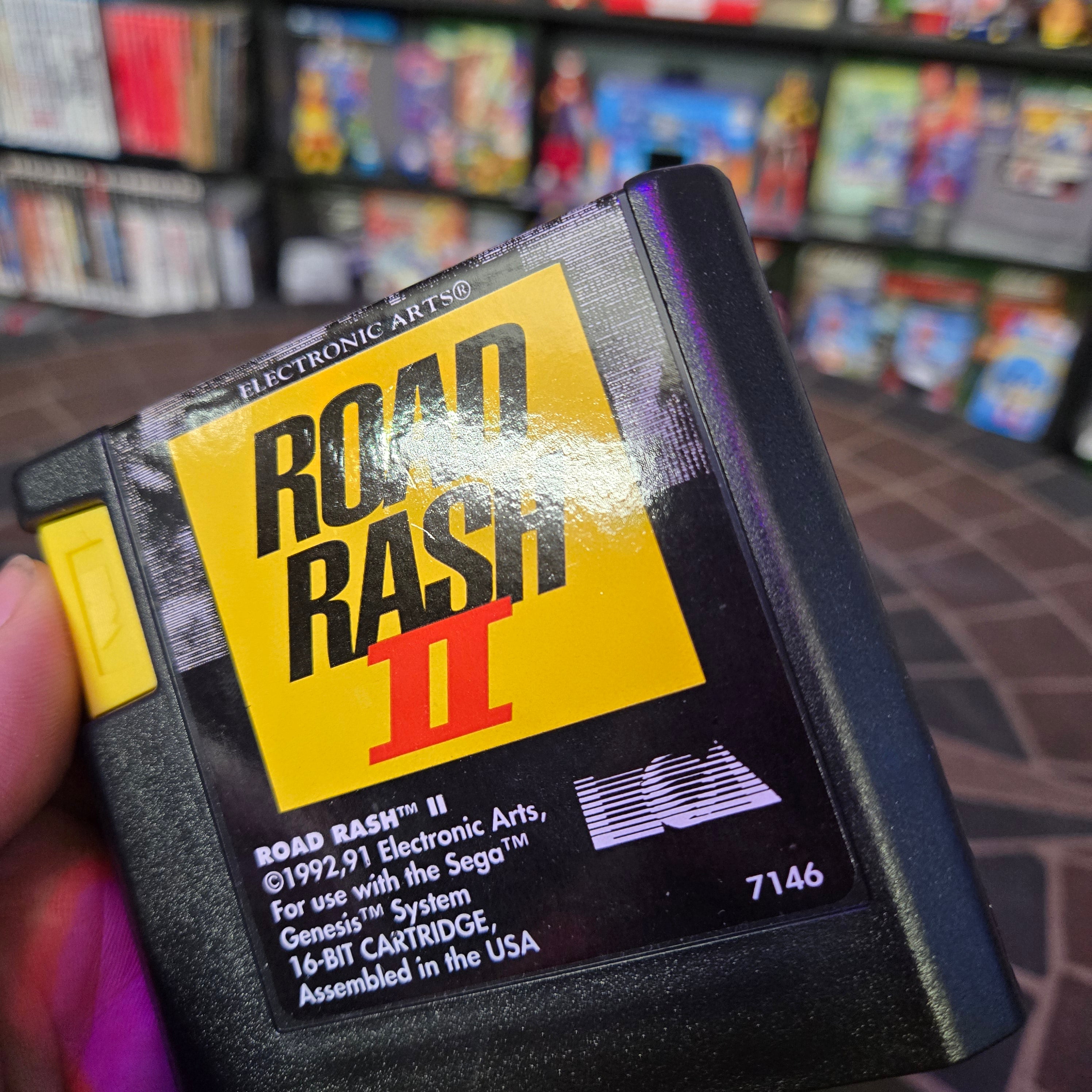 Road Rash II (Sega Genesis, 1992) Complete CIB - VERY NICE SHAPE!