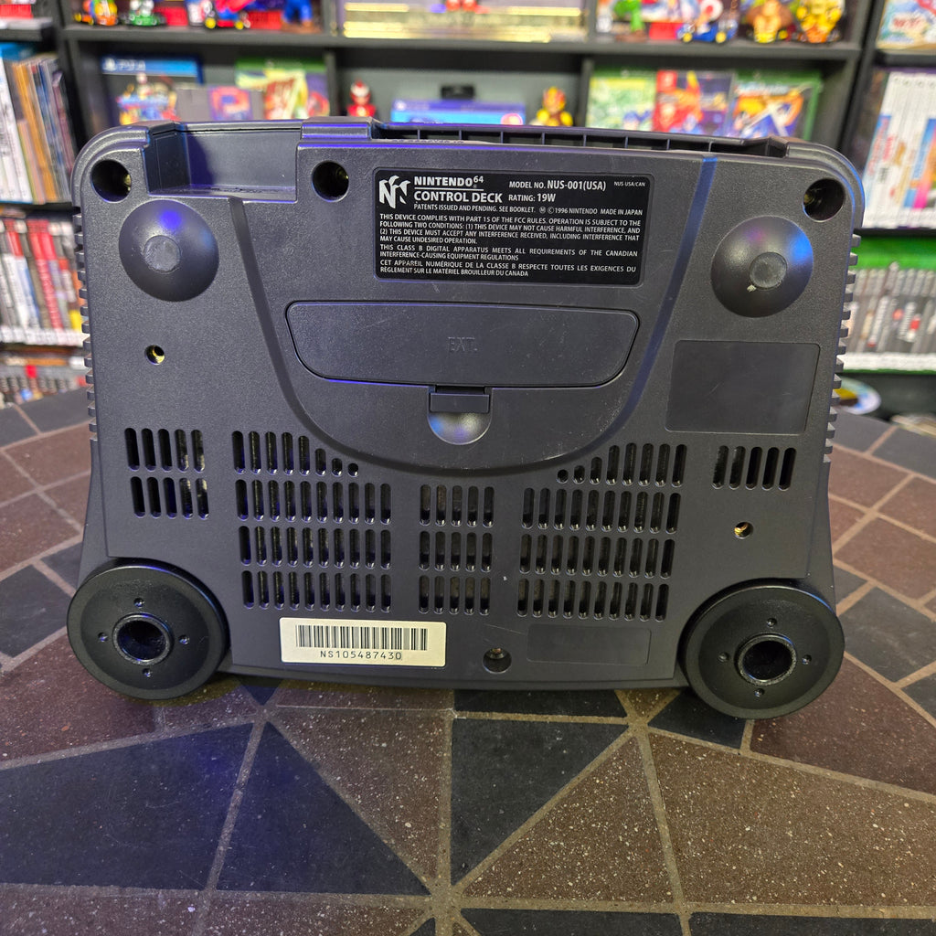 Nintendo 64 N64 Console, Official Controller, Jumper Pak & Cords CLEANED TESTED!