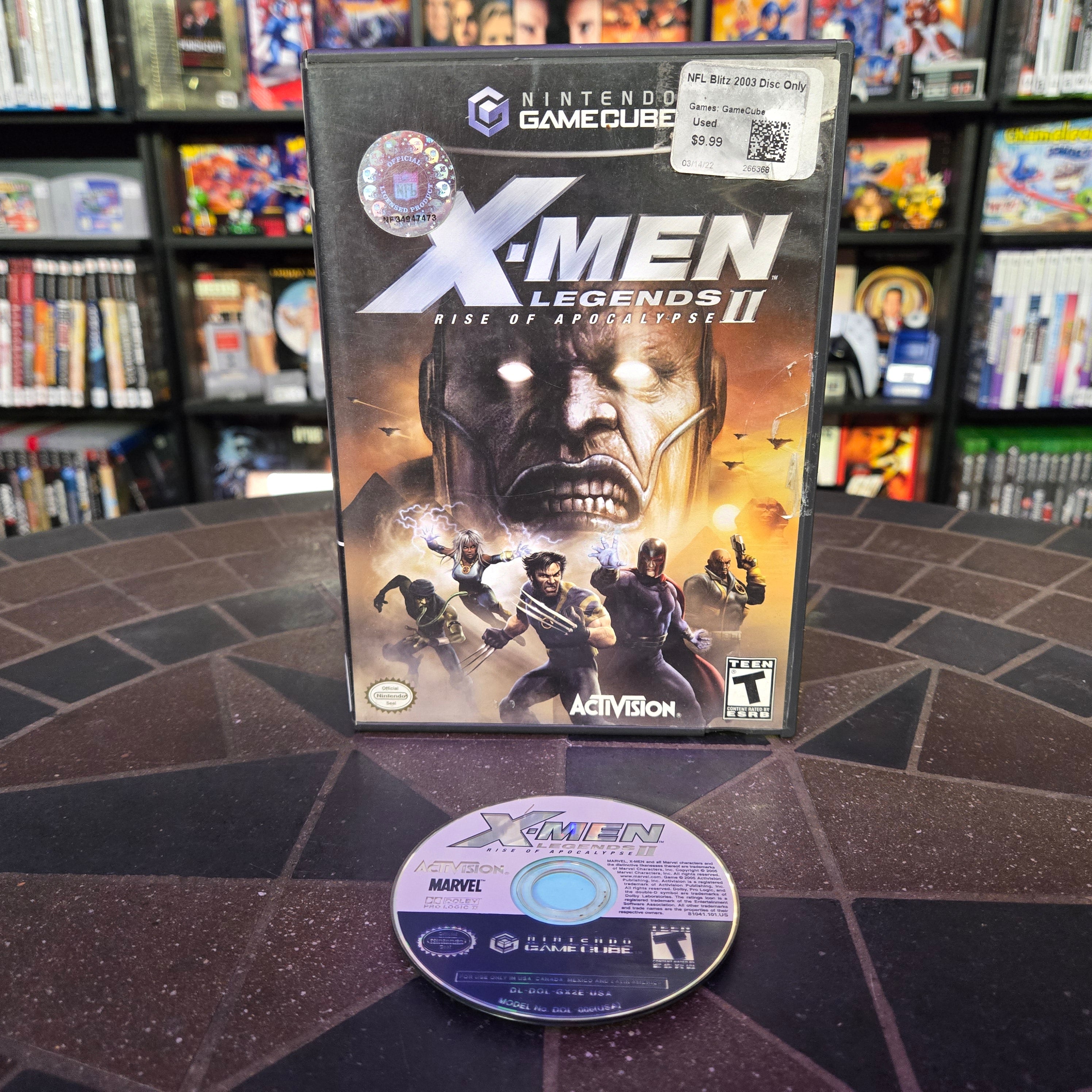X-Men Legends II: Rise of Apocalypse (Nintendo GameCube, 2005) Cleaned & Tested!