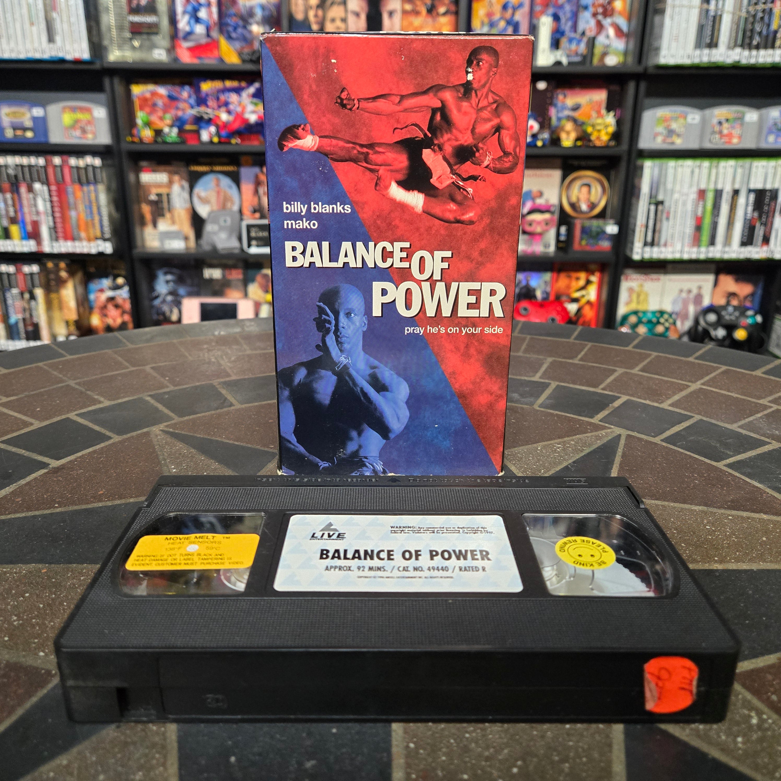 Balance of Power (VHS, 1997) Billy Blanks Authentic, Cleaned & Tested!